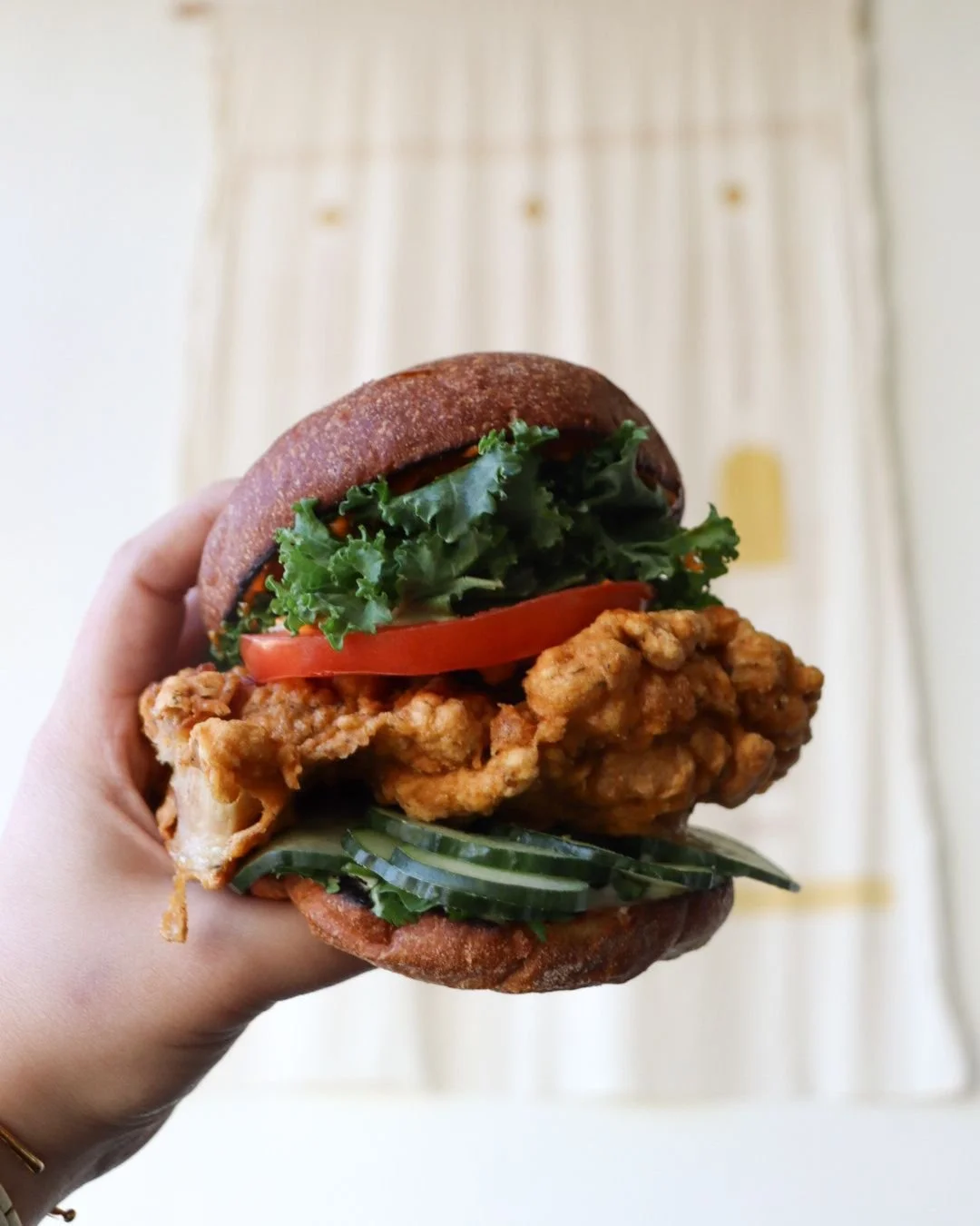 The Homer sandwich is a staff favorite for a reason. An homage to our sister restaurant @restauranthomer this sandwich is sauced up with the whipped garlic with a cult following,  harissa aioli, plus tons of refreshing veggies for that perfect balanc