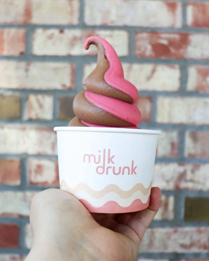 You know the drill, it's time for new seasonal soft serves! This month, we've got a tasty combo for ya

✨ Chocolate Espresso
✨ Raspberry (vegan)

PLUS our seasonal hard shell is Cookies &amp; Cream 🤤

Stop by to try out these seasonal flavors and st