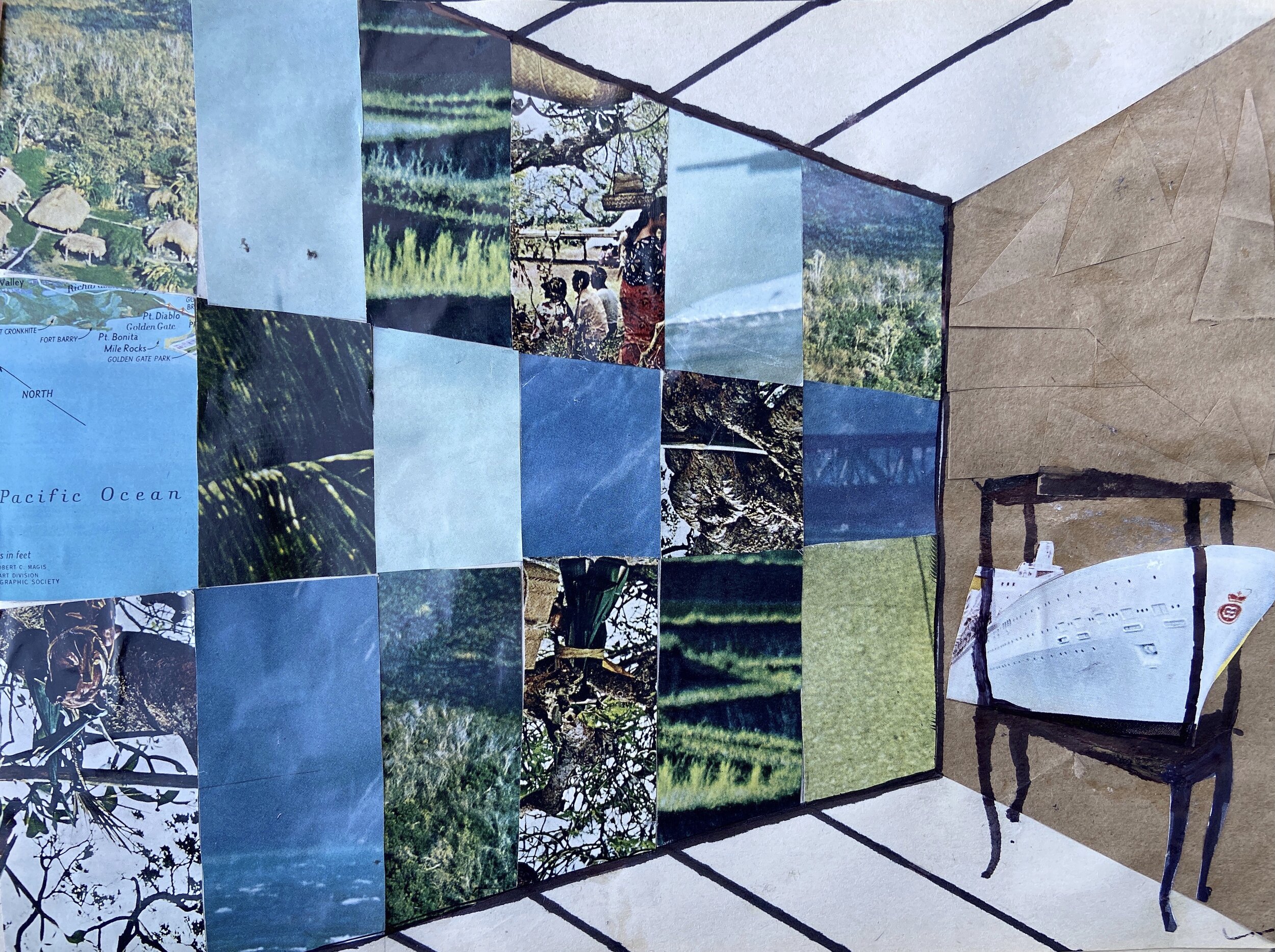 Architectural Atmosphere Collage (Interiors) / 11 x 8.5 inches