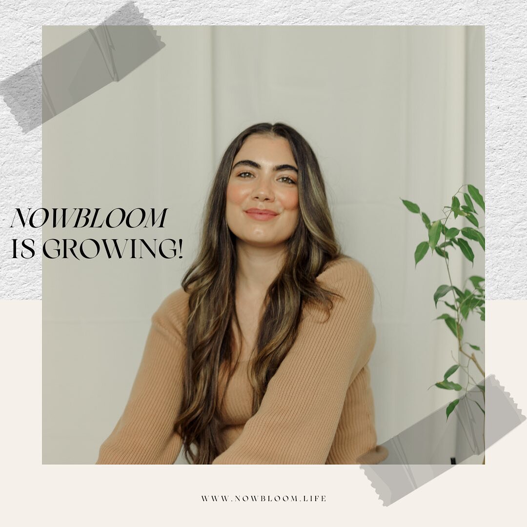 Swipe for big news &mdash; NowBloom is growing! 🪴🤍 We&rsquo;re so excited to welcome two incredible Christian Life Coaches who are passionate about supporting and walking alongside women like yourself!

If you&rsquo;re seeking coaching from a Chris
