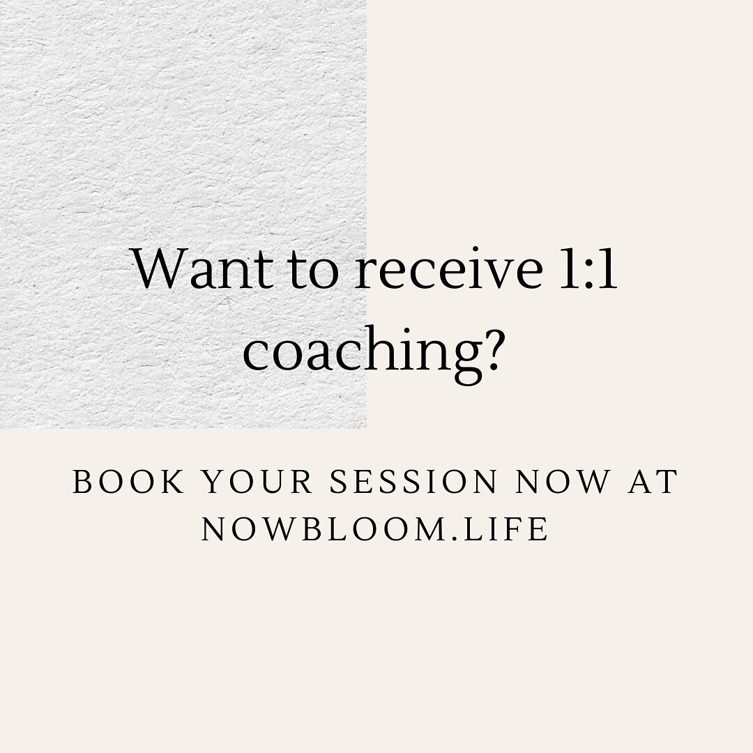 If you&rsquo;re a current or a former student, or even a future one! And you&rsquo;re looking to receive 1:1 coaching from a Christian Life Coach, check out our next post! 🪴🤍

#christianlifecoach #nowbloomacademy #nowbloom #christianlifecoachtraini