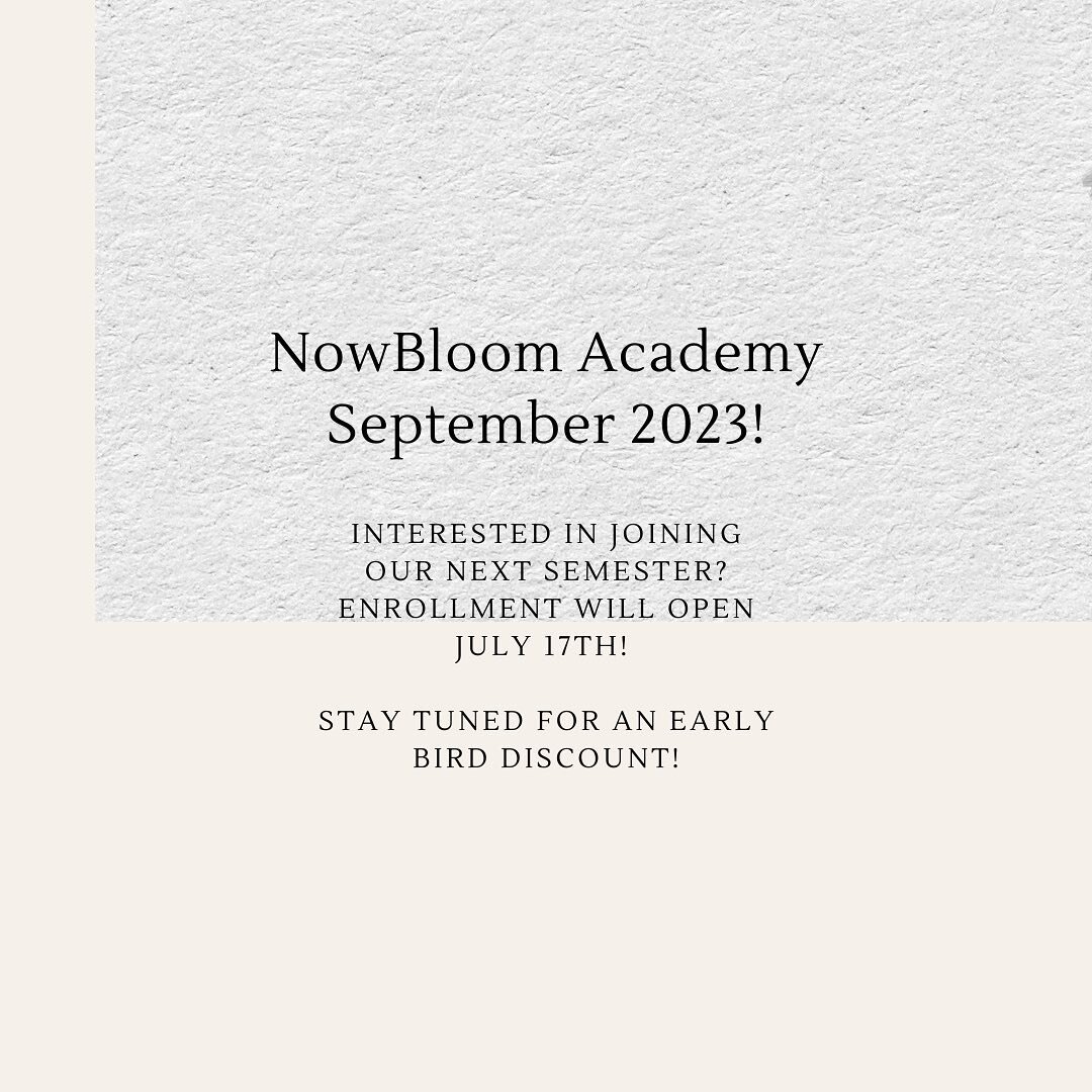 Add your name to waitlist here! www.nowbloomacademy.com 🪴

#christianlifecoach #nowbloomacademy #nowbloom #christianlifecoachtraining #christianlifecoachprogram #christiangroupcoaching #christianmentorship #femalechristianlifecoach