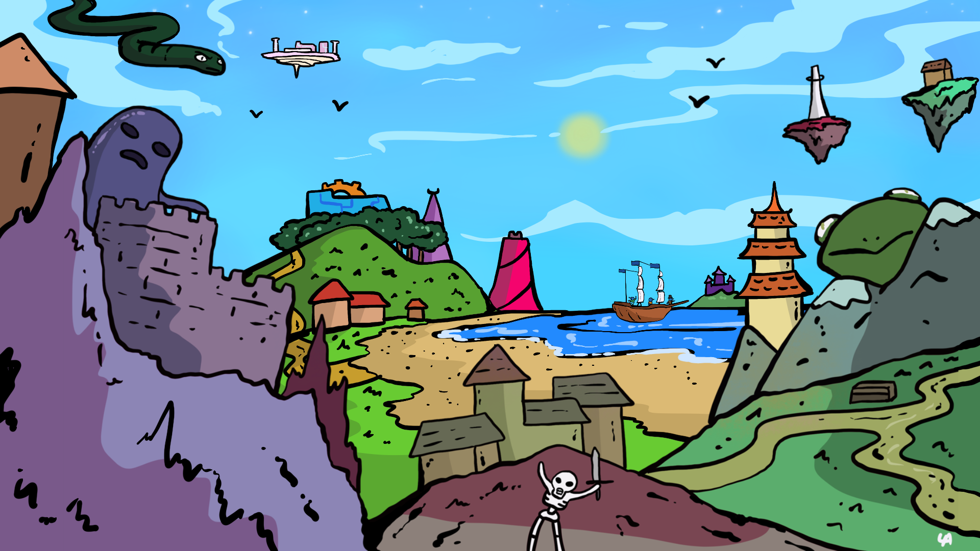 The World — Doodles and Dialogue