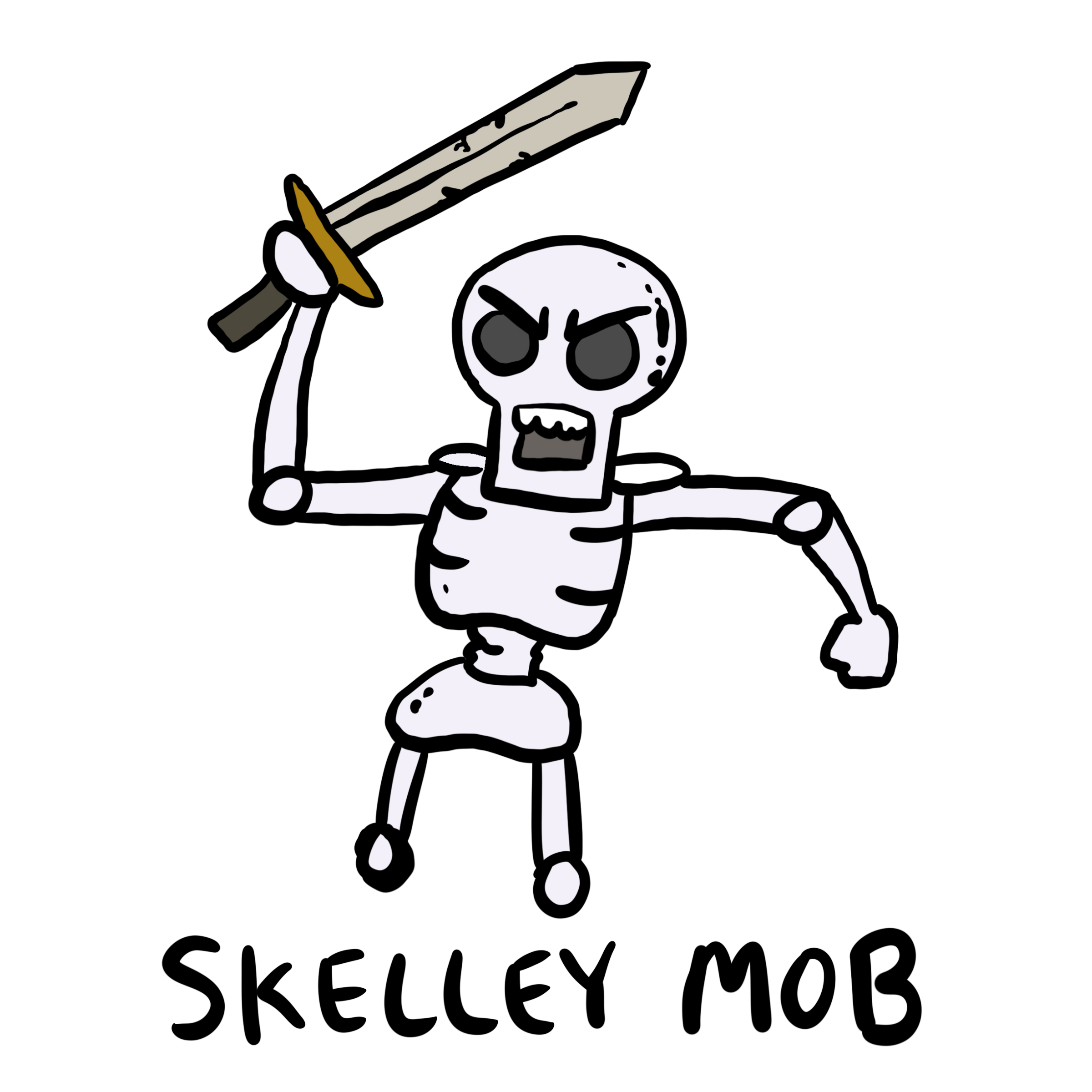 Skelleys are usually friendly characters that help you along your way. However there is a group of Skelleys that like to cause all sorts of chaos! These are usually a part of the Skelley Mob and lead by the one and only Skelley Don! Skelleys are big 