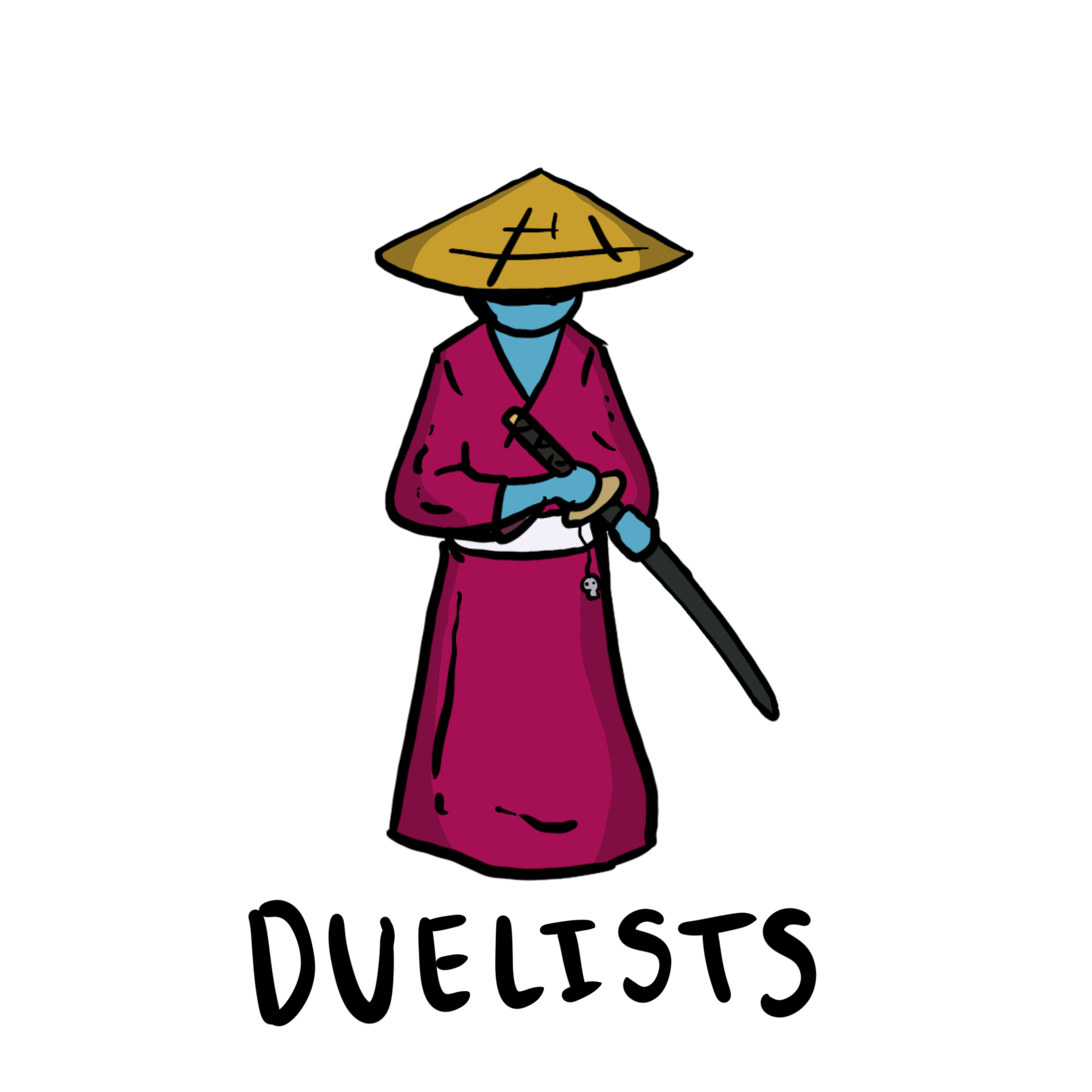 Duelists are extremely dangerous! These skilled bladesmen wander the world looking for others to duel in a one slash take all fight! Be very careful as if they win the duel, you will immediately lose all hp! Each battle with these fighters is a big r