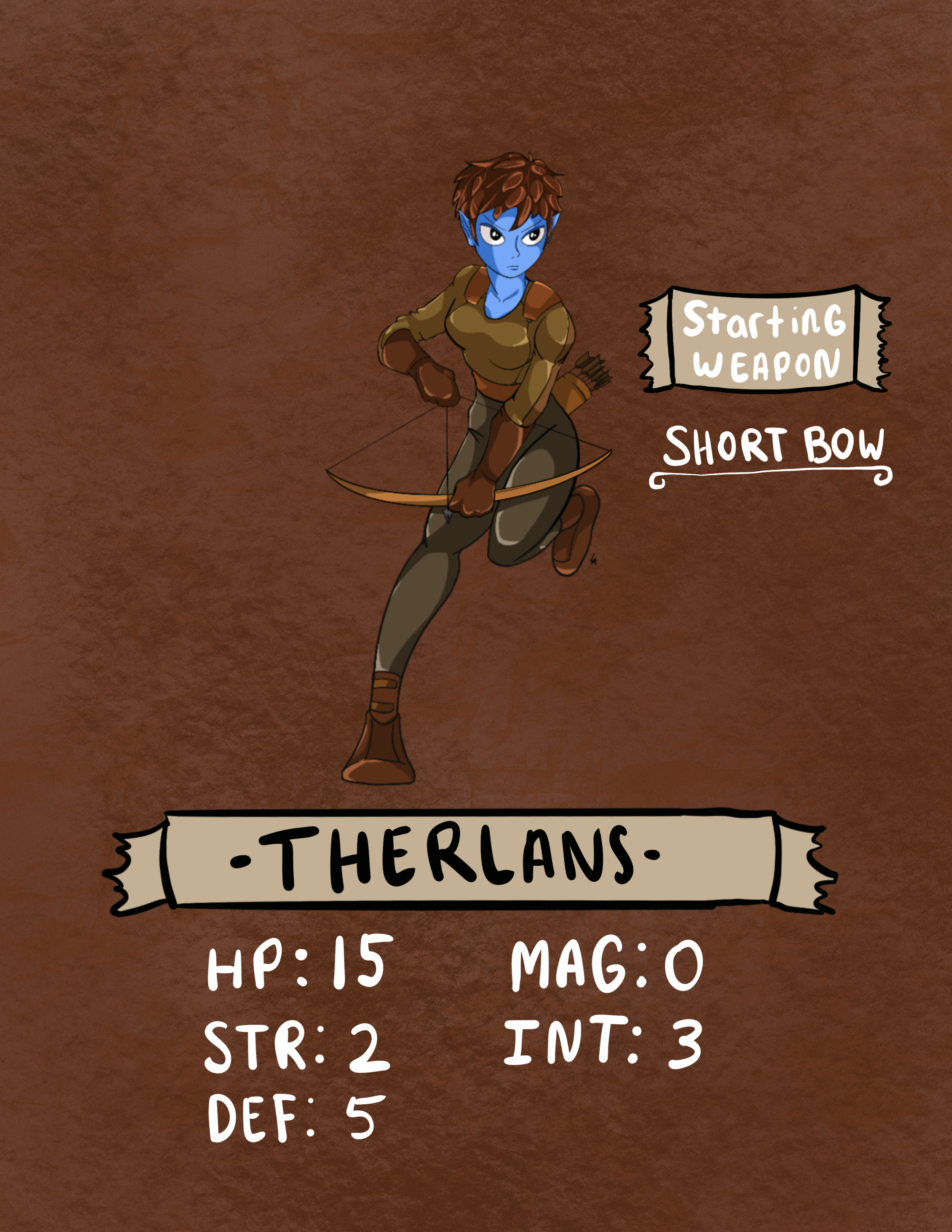 Therlans are decendents from the Sky Goddess herself. Well, that is how the story goes. There isn't too much known of the history of the Therlans and many simply do not care. Others worship them as demi gods follwing in the footsteps with their creat