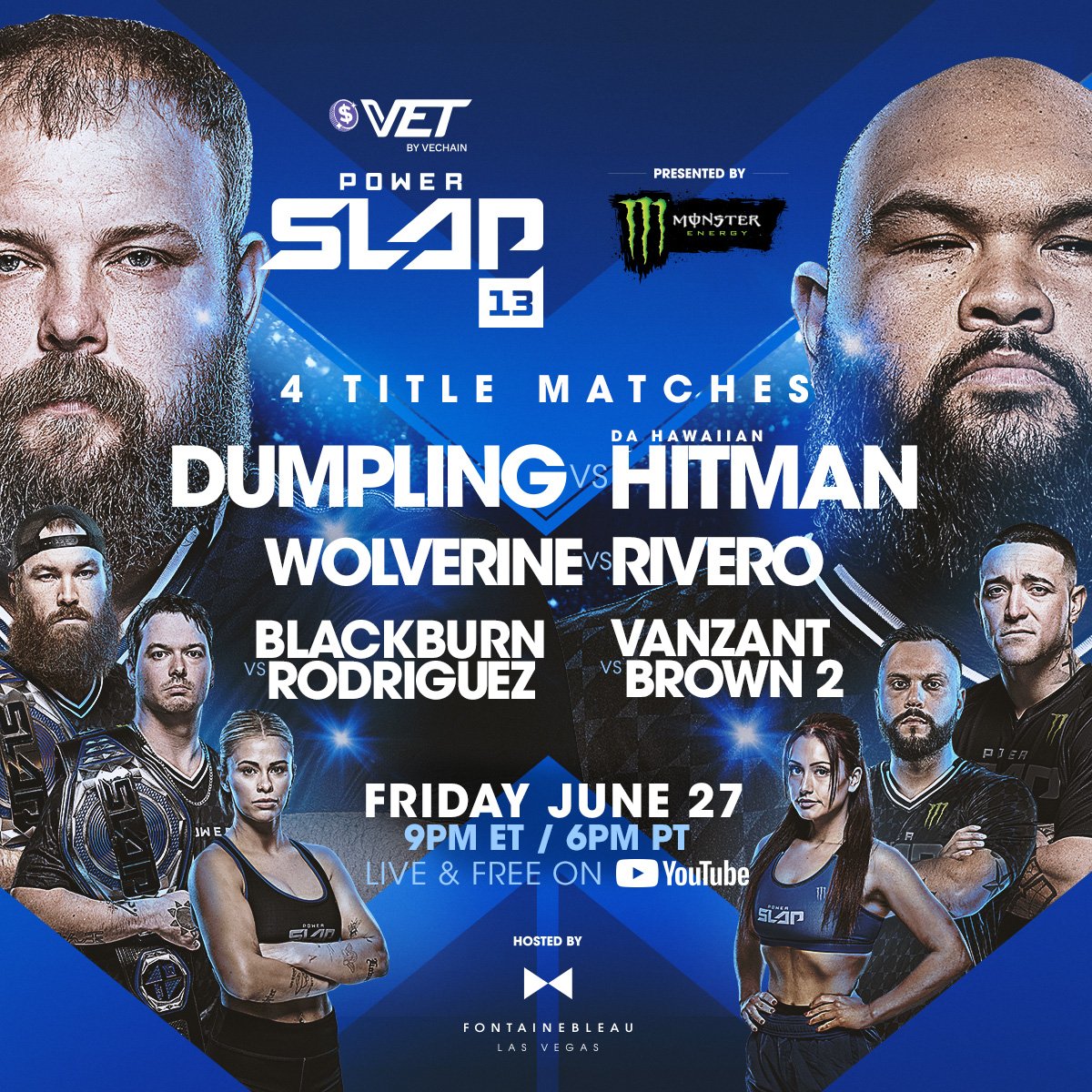Powerslap 13: Dumpling vs Da Hawaiian Hitman