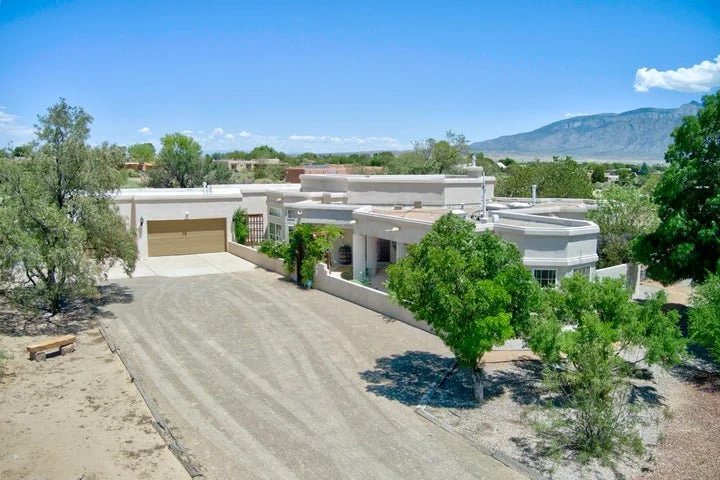 Custom One Story in Corrales, New Mexico