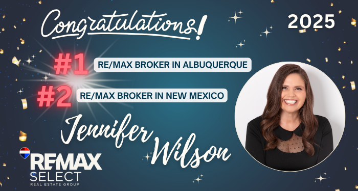 Jennifer Wilson #1 RE/MAX Broker in Albuquerque and #2 RE/MAX Broker in New Mexico