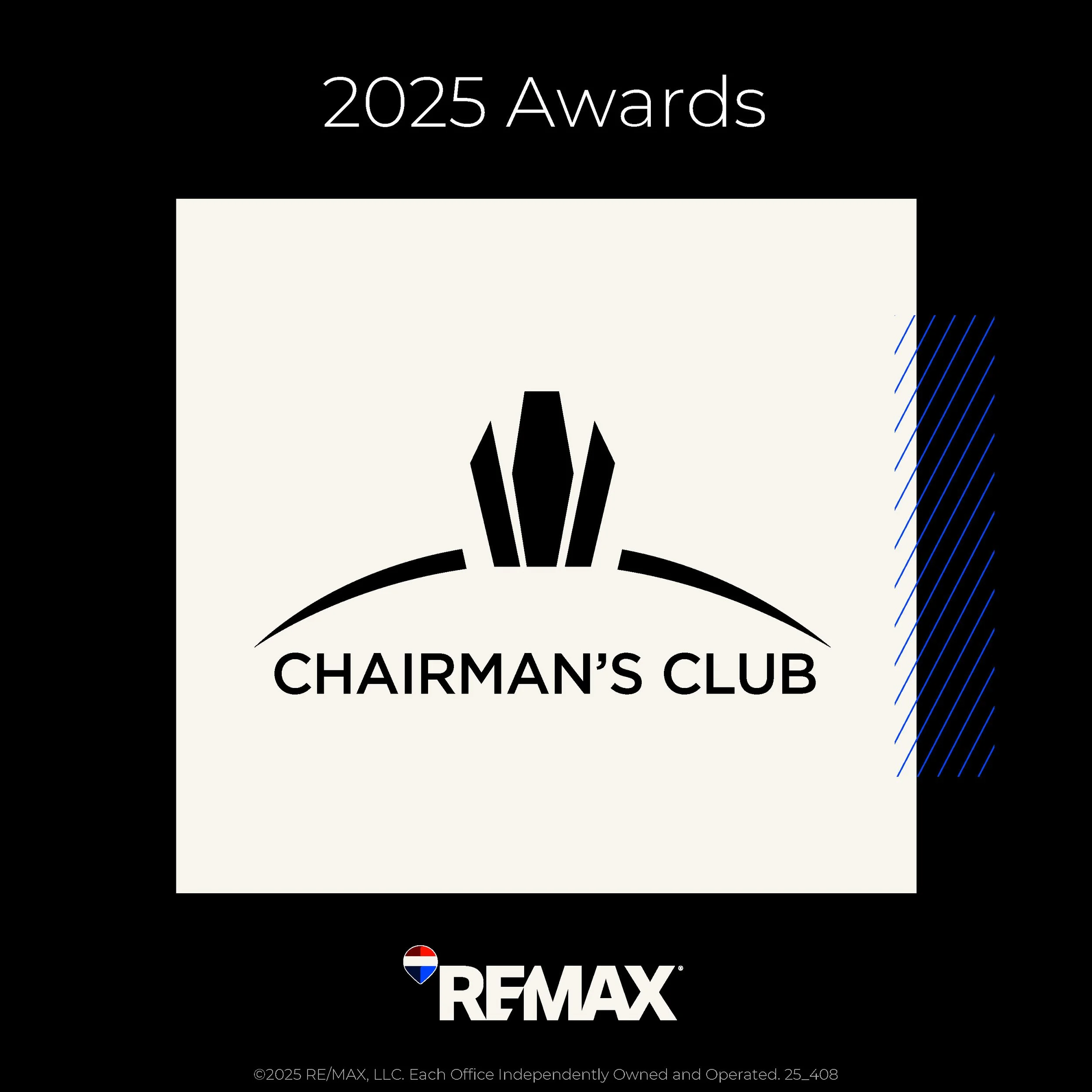REMAX Chairman's Club Award 2025