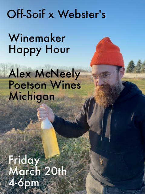 Winemaker Happy Hour with Alex McNeely of Poetson Wine