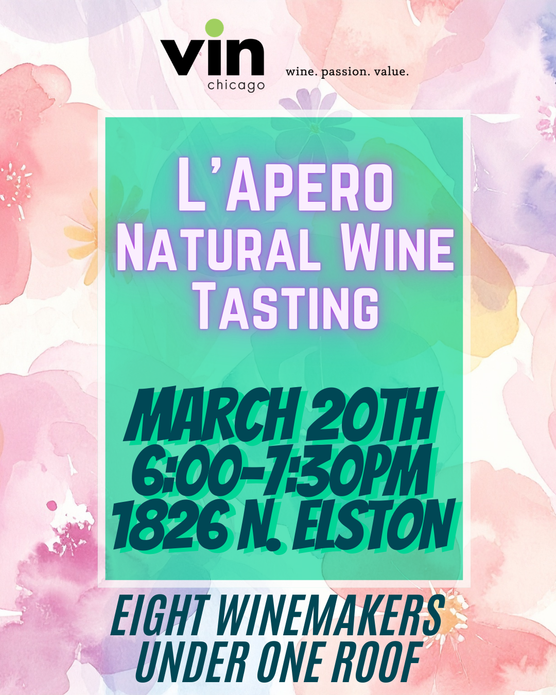 L'Apero Natural Wine Tasting @ Vin Chicago