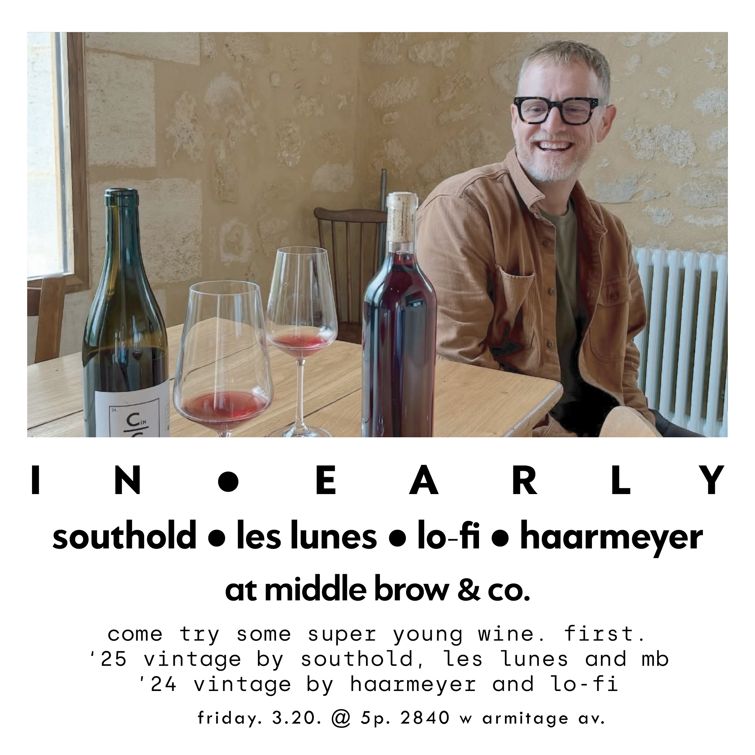 en primeur / young wine party @ middle brow