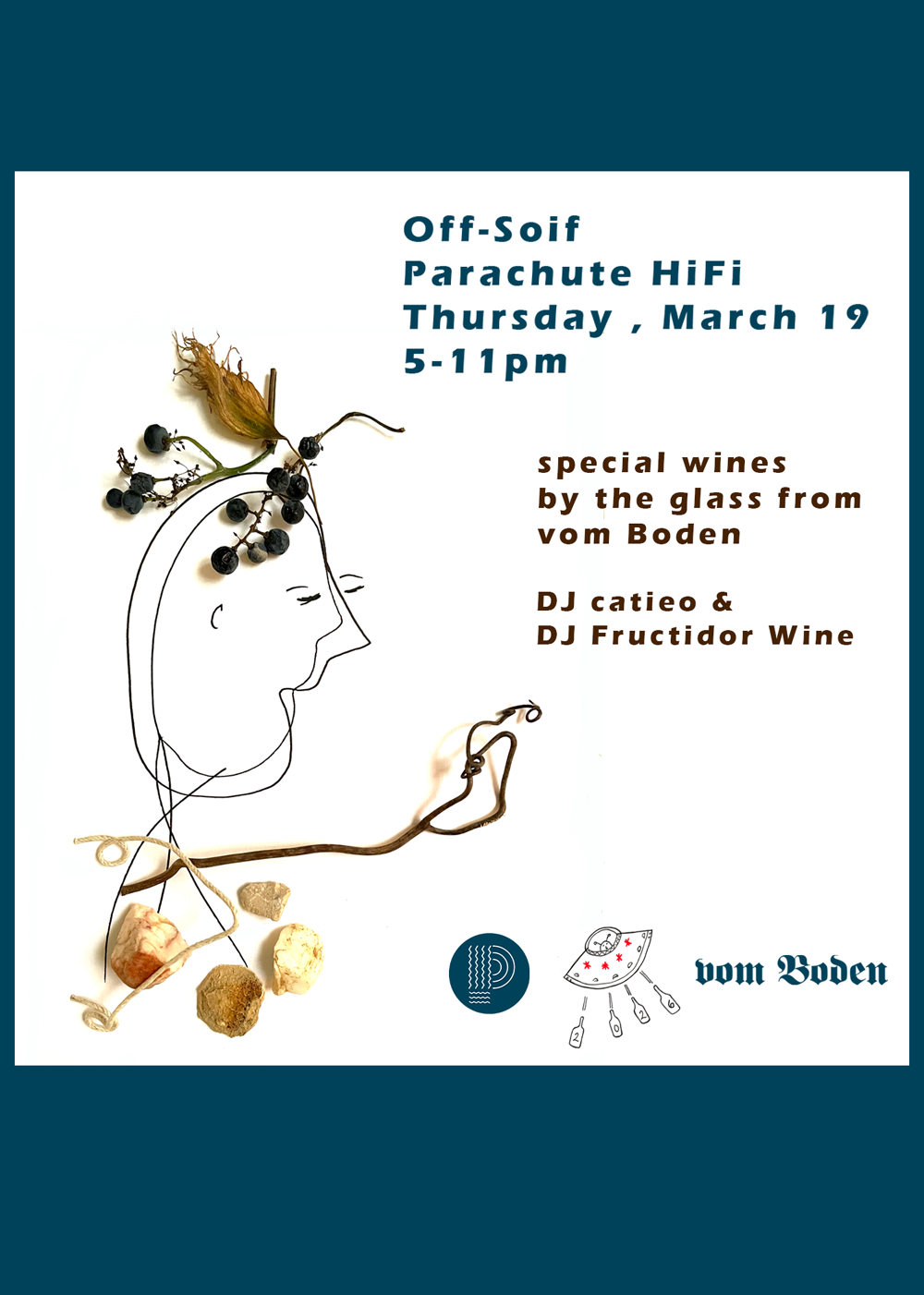 vom Boden glass pours & DJ spins @ Parachute HiFi