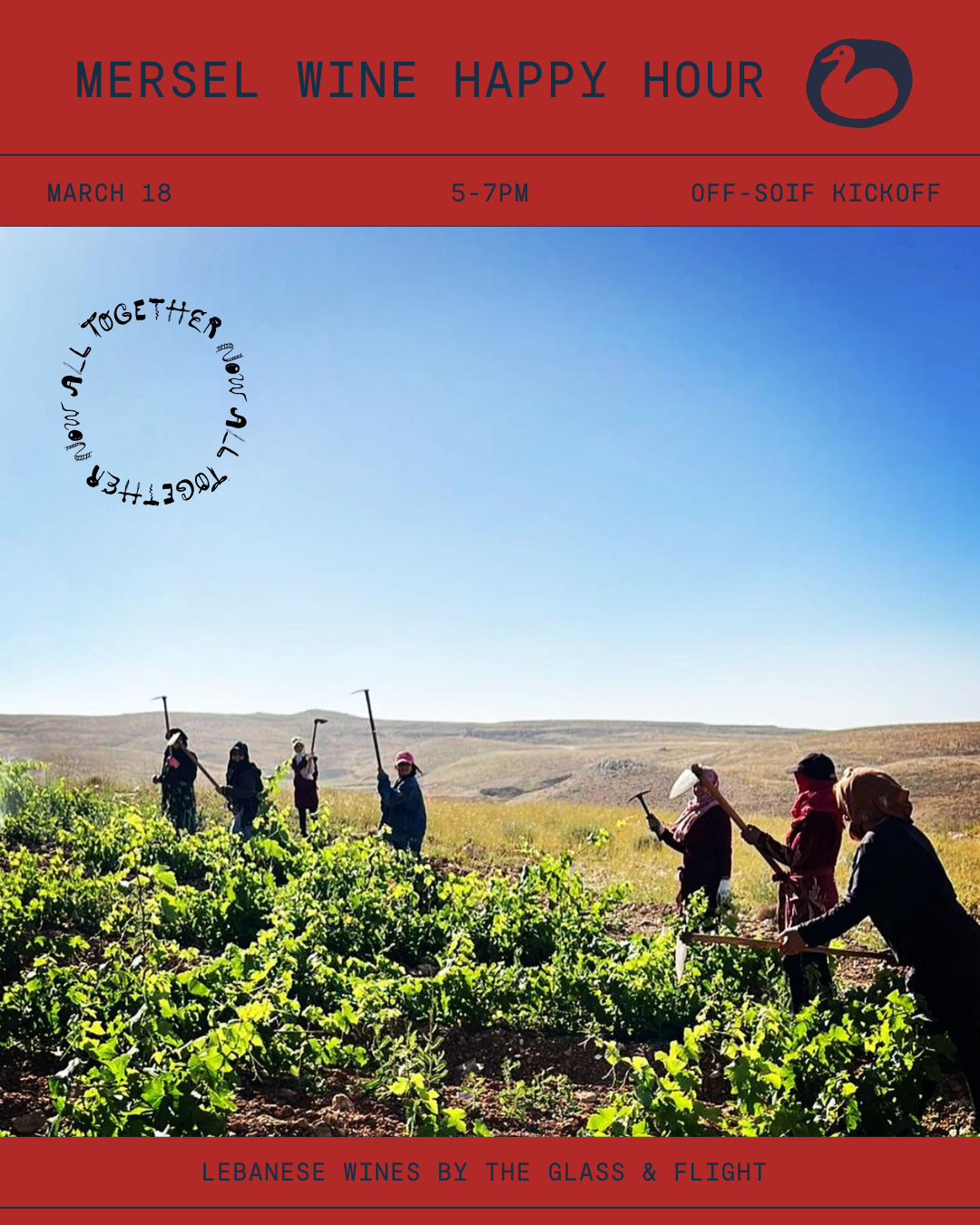 Mersel & Heya Wines Happy Hour @ All Together Now!