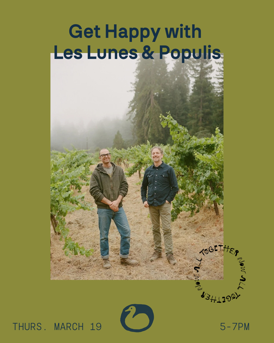 Les Lunes & Populis Happy Hour @ All Together Now!
