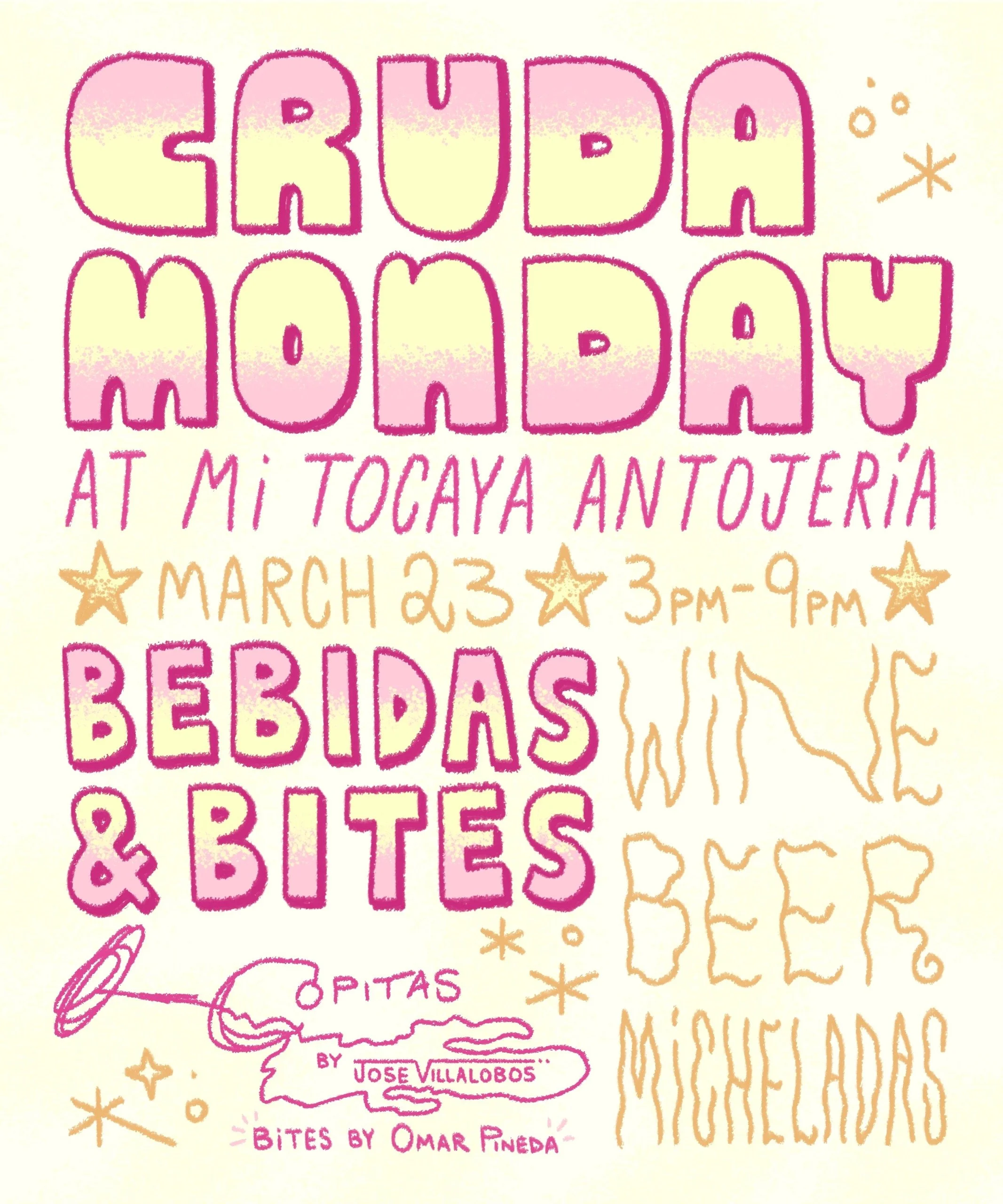 Cruda Monday @ Mi Tocaya