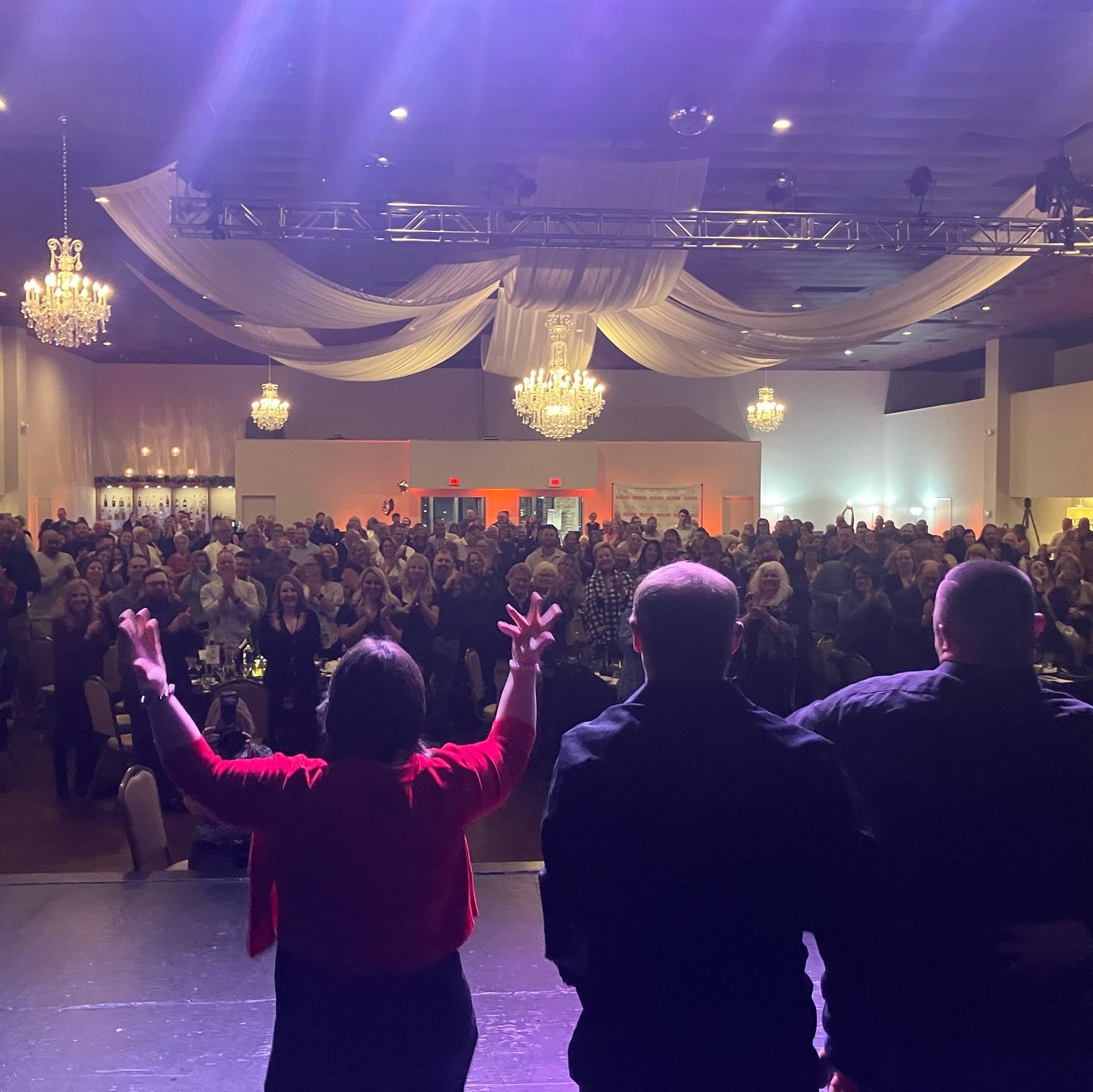 Well that was a blast! What a great way to end Down Syndrome Awareness Month! 

Thanks to GiGi&rsquo;s Playhouse - Rockford for an amazing time and an amazing crowd! ✨

Nick Doyle, Audrey Costilow and Adam Schoen rocked the house! 💛💙

And we had to