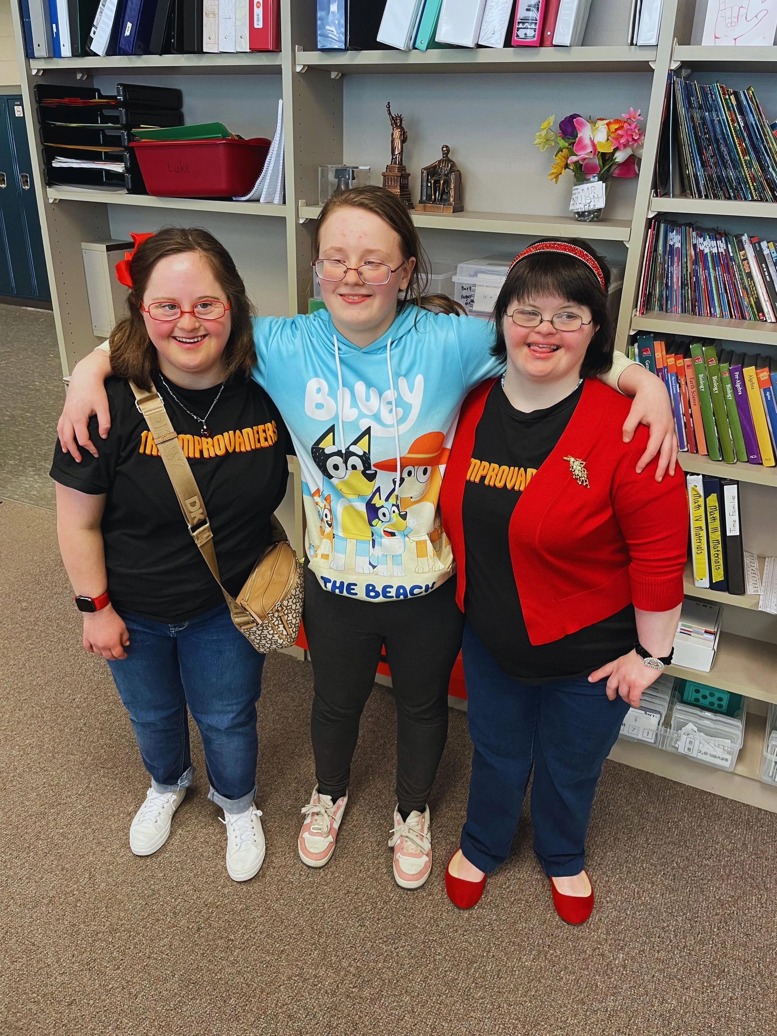 Audrey, Sarah and Wooster Best Buddy.jpg