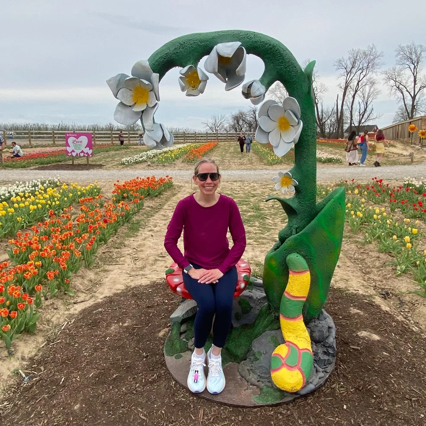 Zero jokes&hellip;I had fun at the tulip farm! 🌷🌷