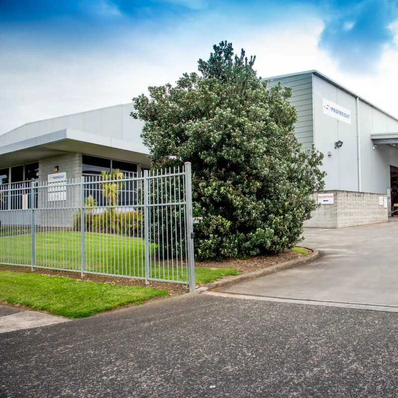 Pro Frieght building and security gates