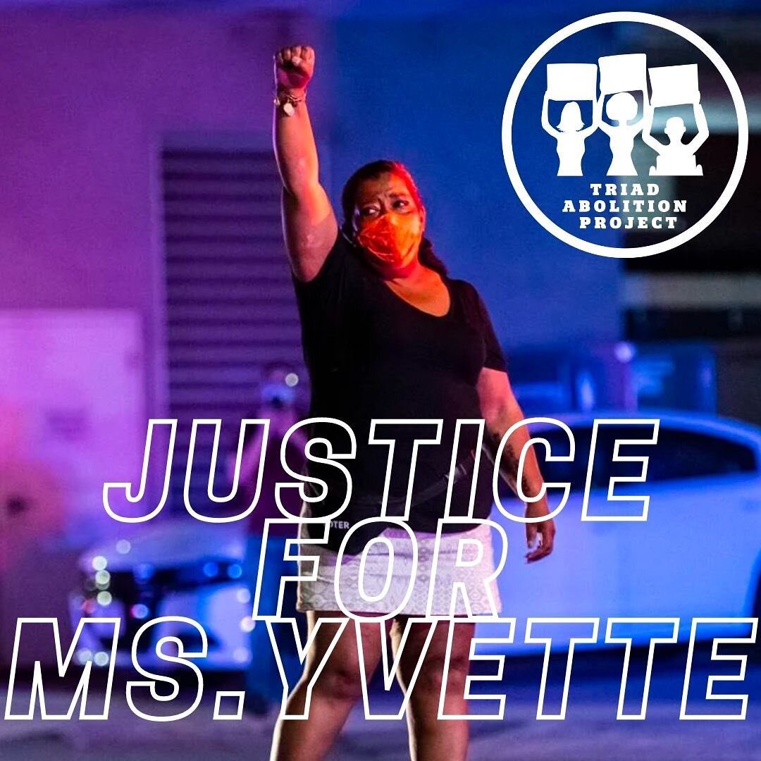 On Wednesday, we recognized a year since Ms. Yvette&rsquo;s violent arrest while conducting court solidarity. On Thursday, we recognized her release from the Forsyth County Detention Center. We have mobilized non stop for the past year to demand just