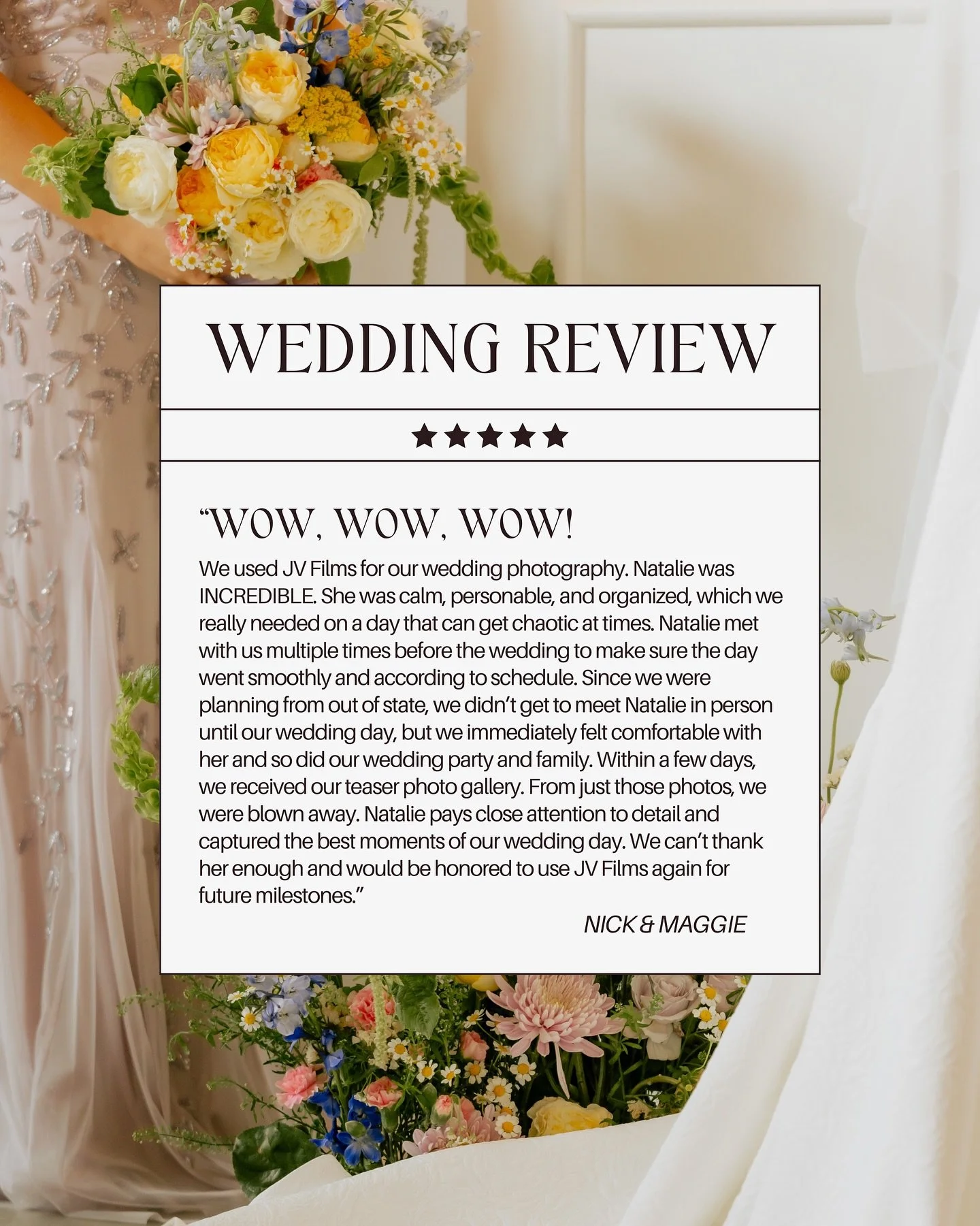 Before JV Films, our lives were all about caring for people in different, but deeply connected, ways; Natalie serving as an oncology nurse, and you can still find Javee in retail as a pharmacist. In both of our careers, we&rsquo;ve learned to stay ca