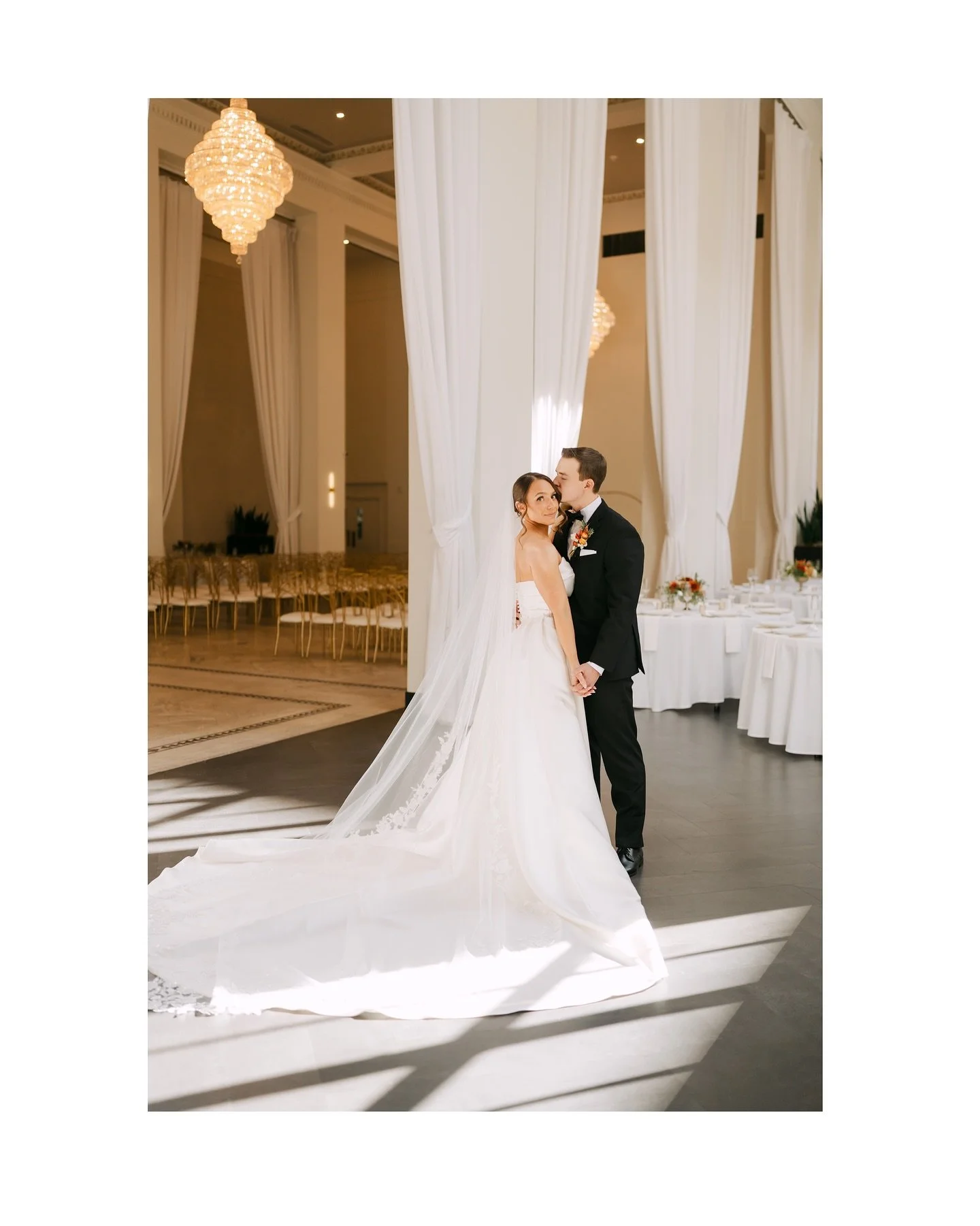 Introducing . . . Mr. &amp; Mrs. Hanscom 💍

Wedding Day Dream Team 💫
📸 Photography: @jv_films_photo
📍 Venue: @arbormidtown @arborvenues  📀 DJ: @djkeyyo @roctheparty  👰 Dress Shop: @luv_bridal AZ 💐 Florals: @eriewayflowers  🍽️ Catering: @farec