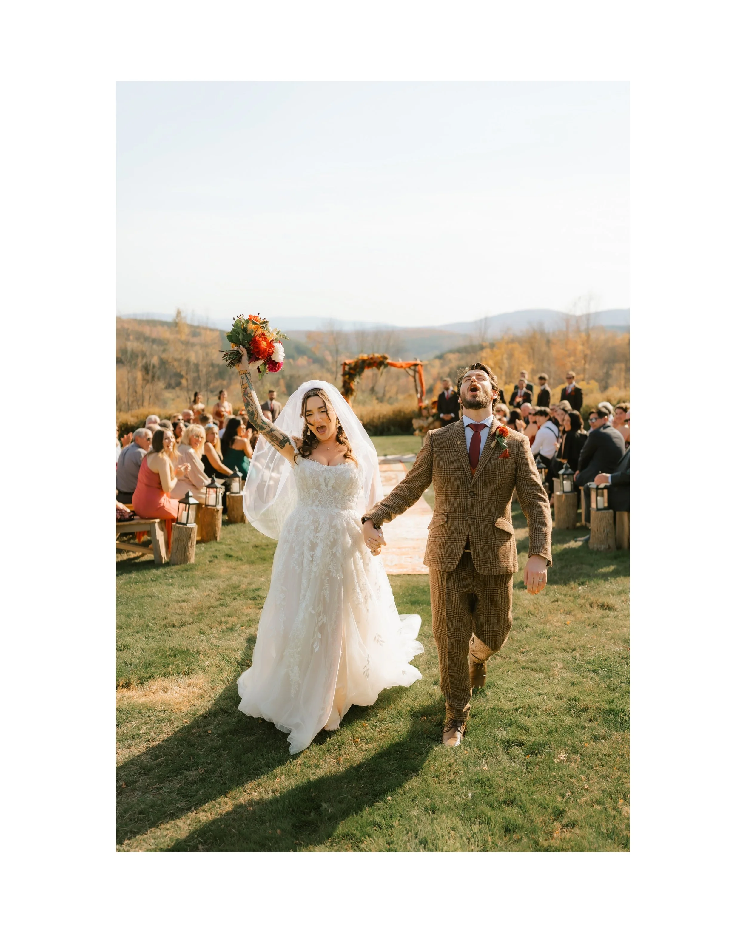Trade Pinterest perfection for joy, laughter, color, and a day that feels even better than it looks. Then, hire us to capture it 🫶🏼

📸 @jv_films_photo
🎥 @jv_films_photo 
📍 @theinnatwestsettlement 
❤️ @apesca @dal2000lb 
👰🏻 @lotusbridal
💋 @mak