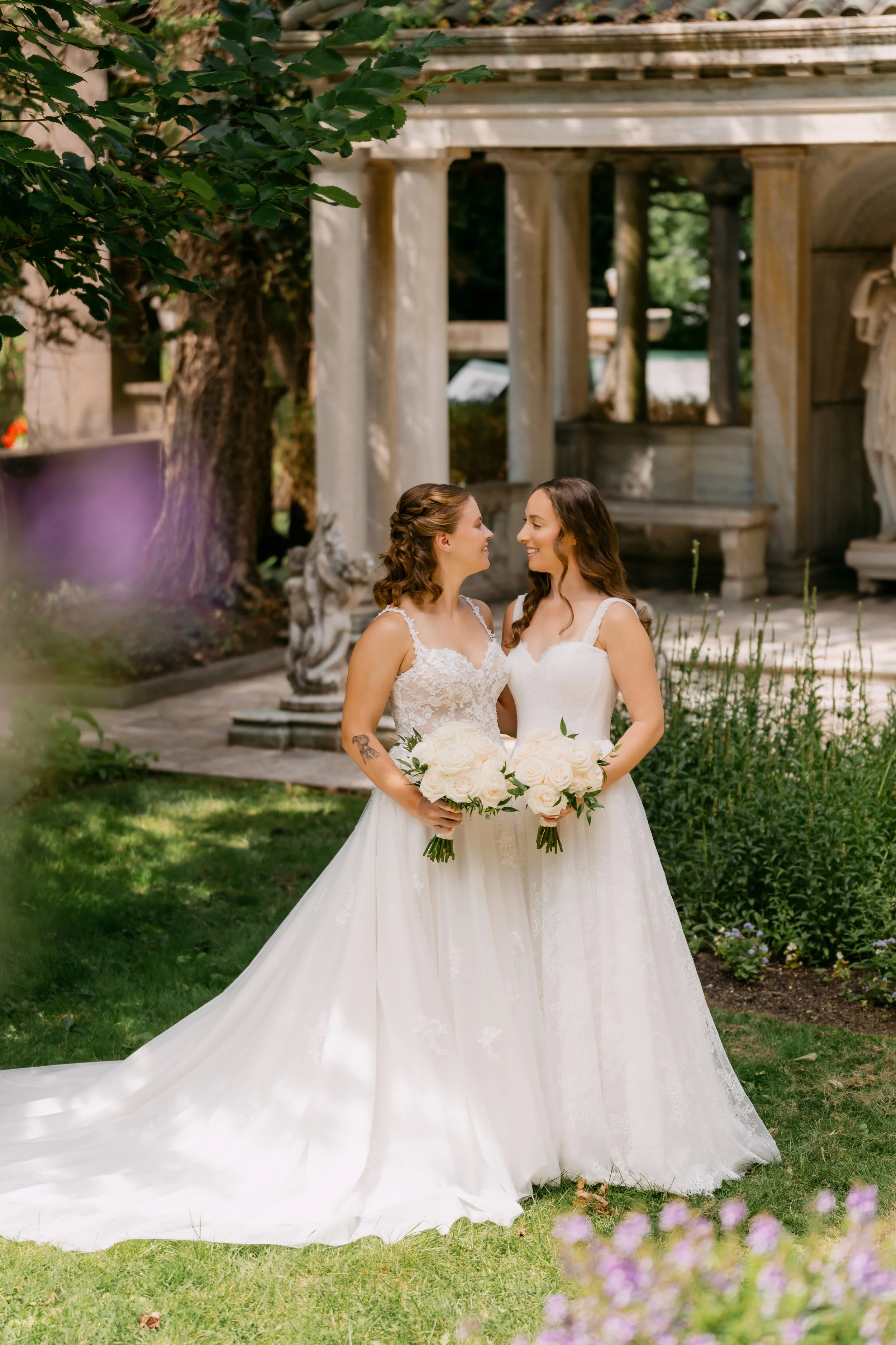 Kaley and Maital's Summer Wedding at Sonnenberg Garden and Mansion