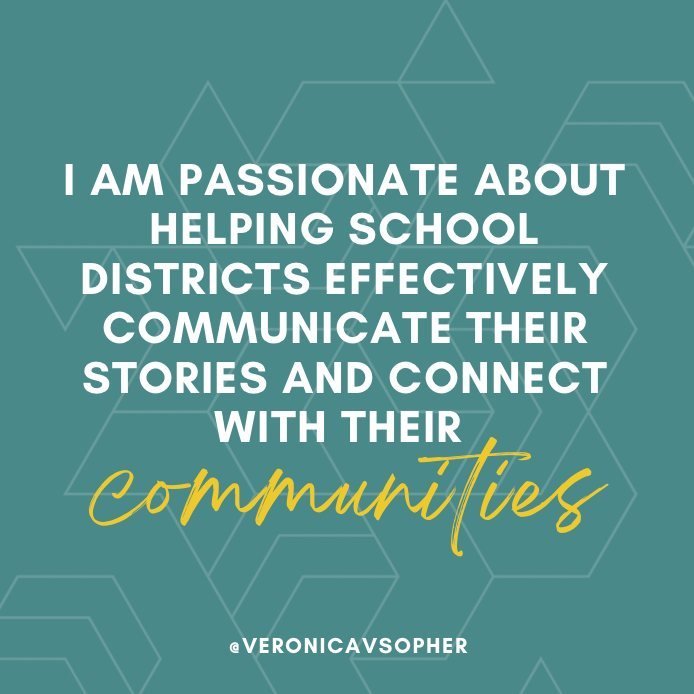 🌟 I am honored to offer my expertise in the K12 Space!

As a seasoned communications professional with over 25 years of experience in strategic communications, I am always so honored to support school districts by helping them to enhance their commu