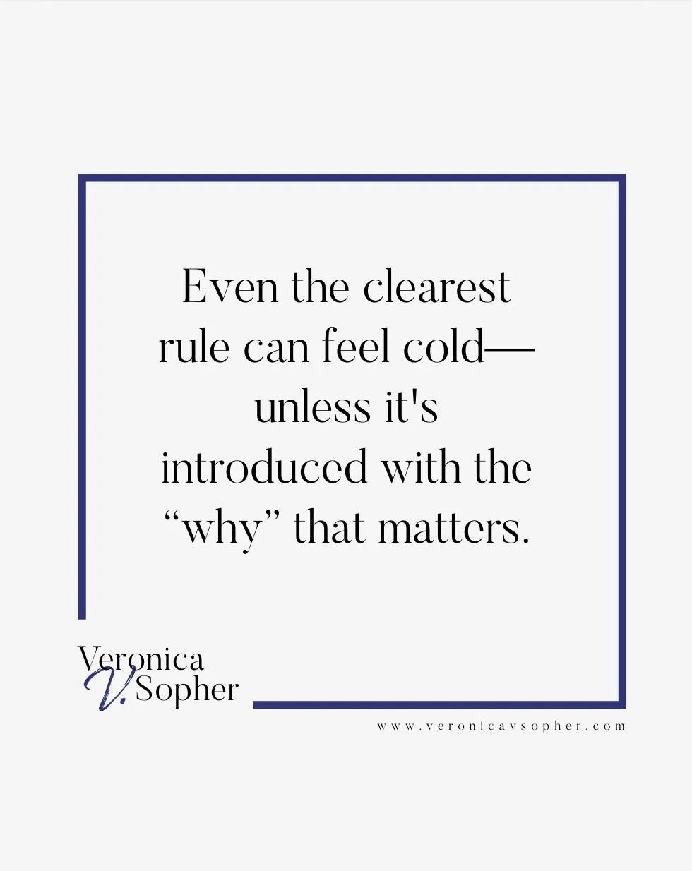 Policies matter. But stories stick.

As Richard Powers put it:
&ldquo;The best arguments in the world won&rsquo;t change a person&rsquo;s mind. The only thing that can do that is a good story.&rdquo;

So, instead of just sharing your new policy, wrap