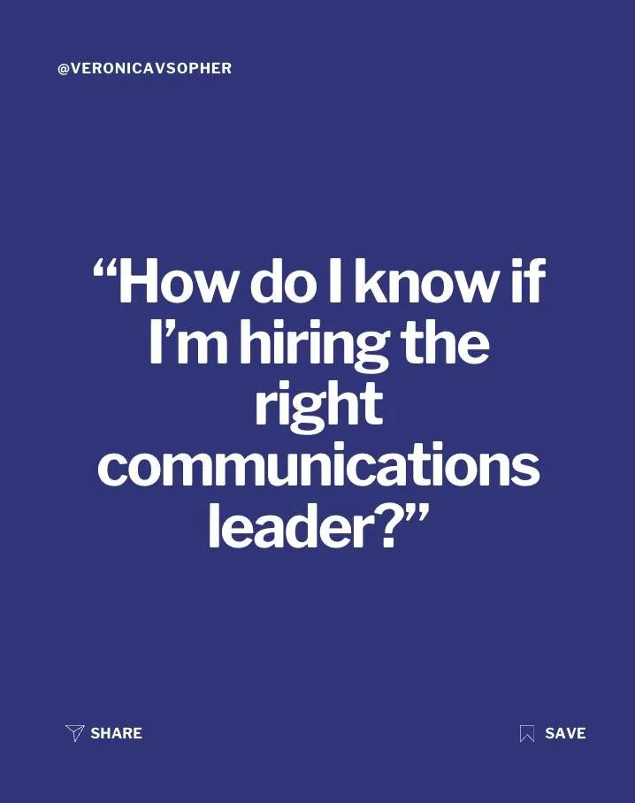 🎤 At nearly every conference, superintendents pull me aside with the same question:

&ldquo;How do I know if I&rsquo;m hiring the right communications leader?&rdquo;

Here&rsquo;s the truth: you don&rsquo;t just need someone who can &ldquo;run socia
