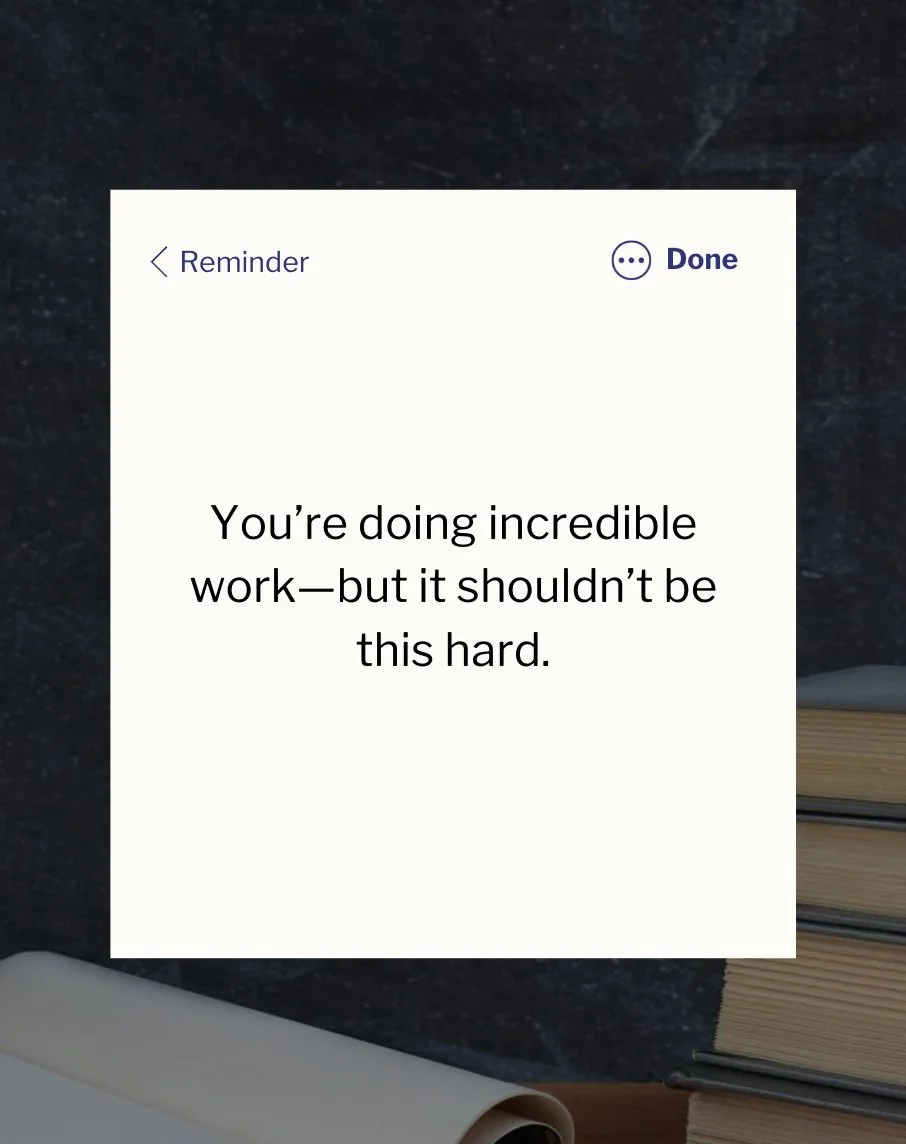 You&rsquo;re showing up for your district every day.

You&rsquo;re doing the work of three people&mdash;and still finding ways to make magic happen.

But what if it didn&rsquo;t have to be so heavy?

I&rsquo;ve seen too many communication leaders bur