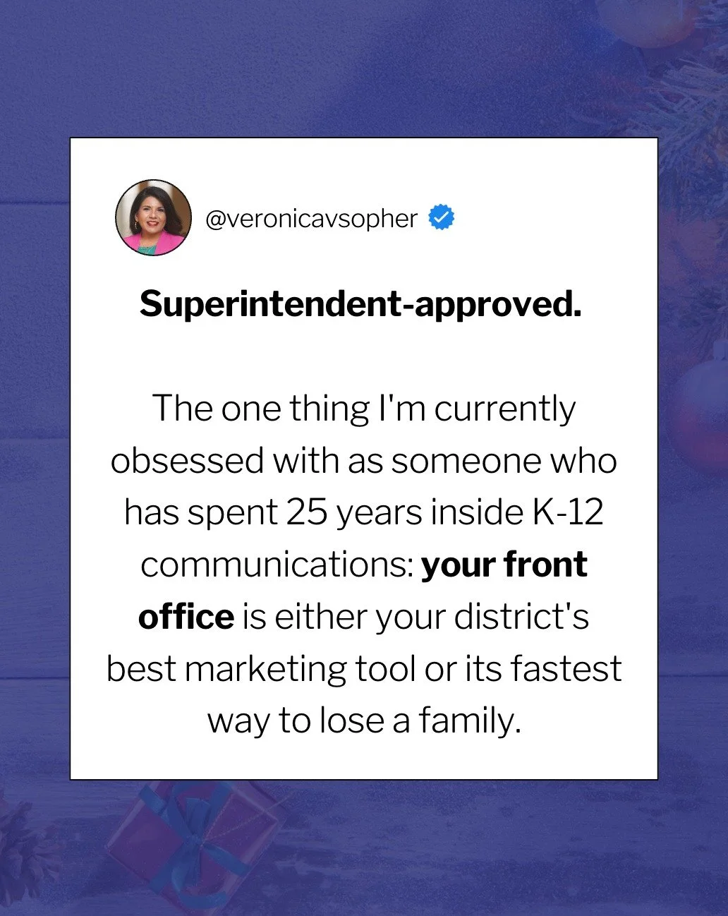 Here is what I know after 25 years in K-12 communications.

Families are not leaving your district because your programs are bad.

They are leaving because when they called with a concern, someone put them on hold for 12 minutes. Or they got three di