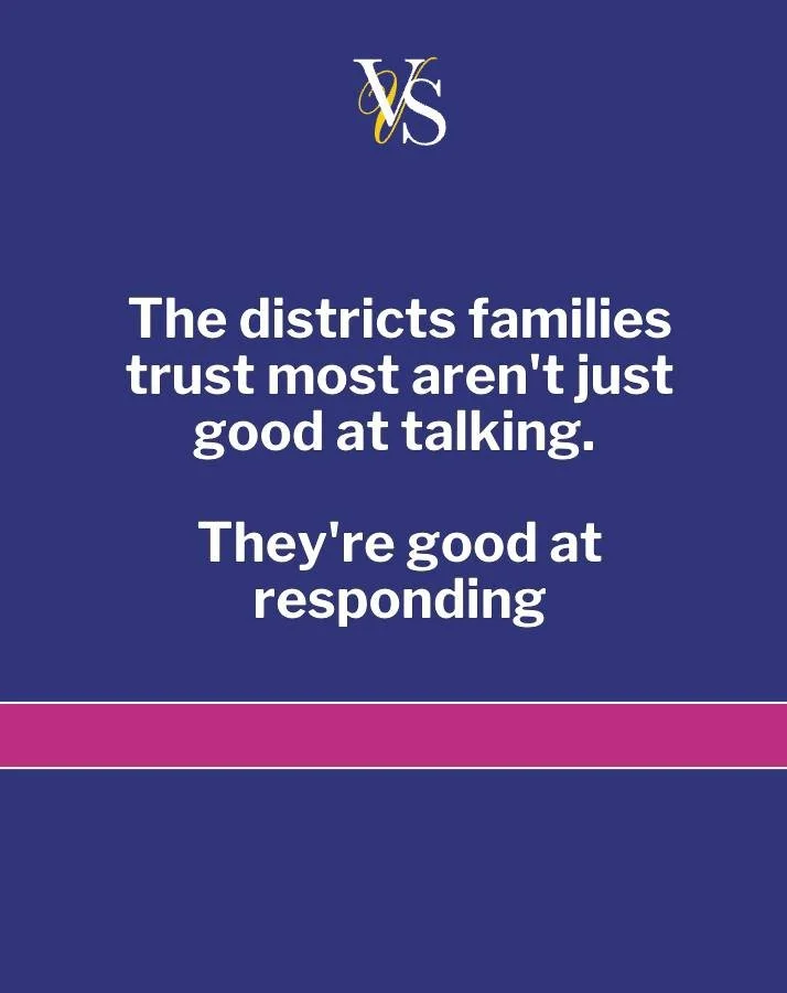 There's a difference between a district that communicates and a district that responds well.

One sends newsletters.
The other trains every person who answers a phone, replies to an email, or greets a parent at the front desk.

That second district? 