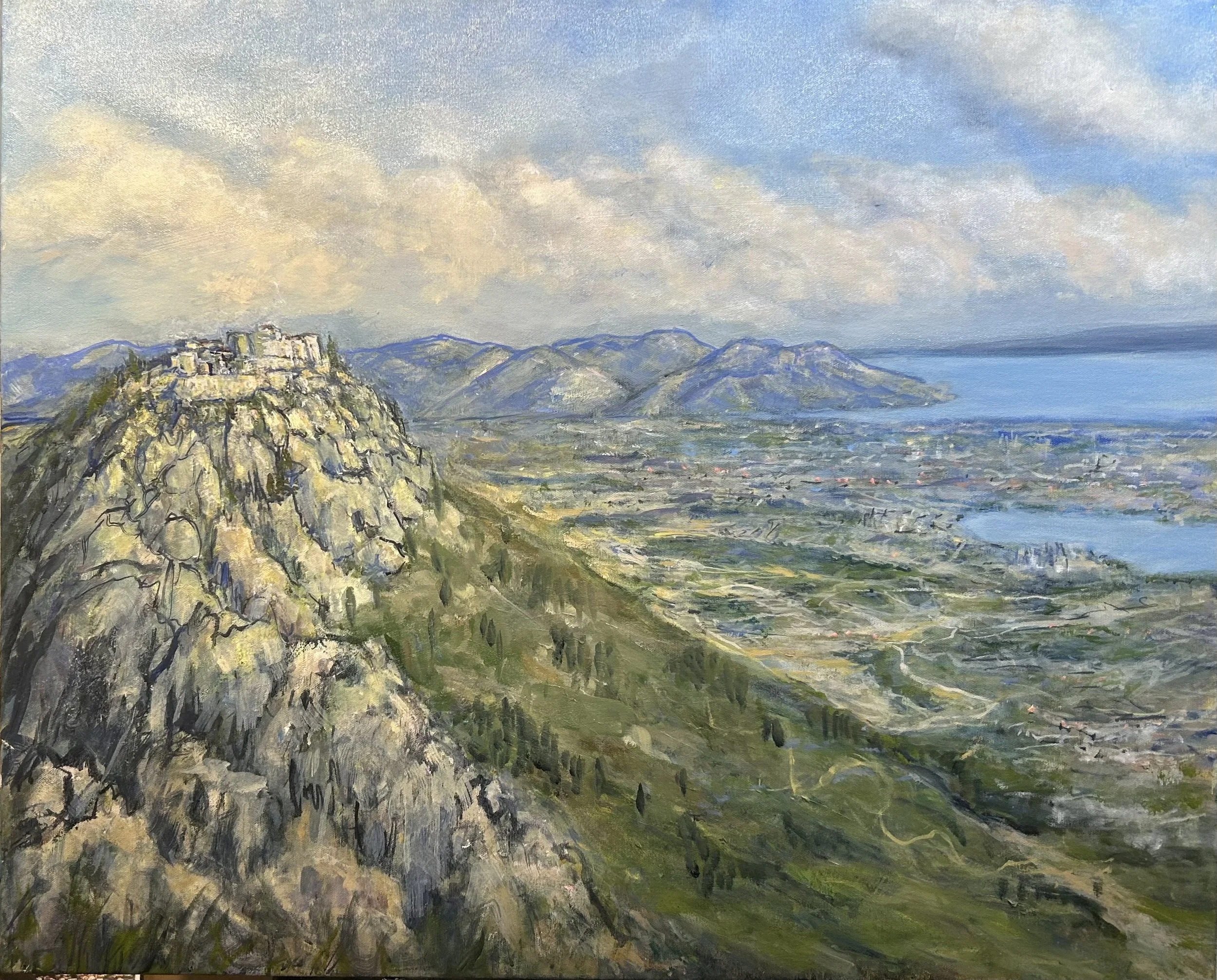 101  South view of the Mighty Klis Fortress _Oil on canvas_29x24.jpg