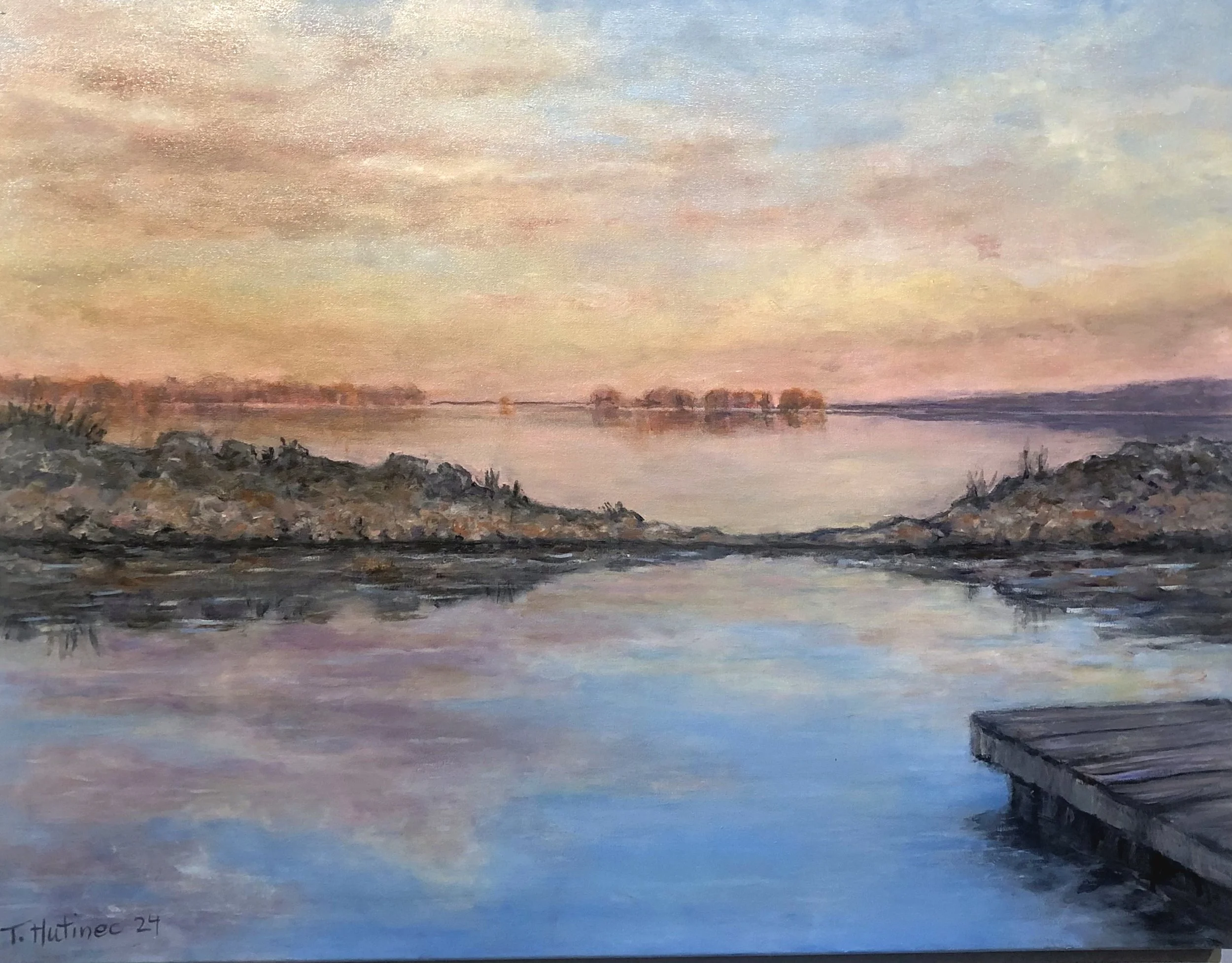 011 Pink Silence_2024_oil on canvas_28x22