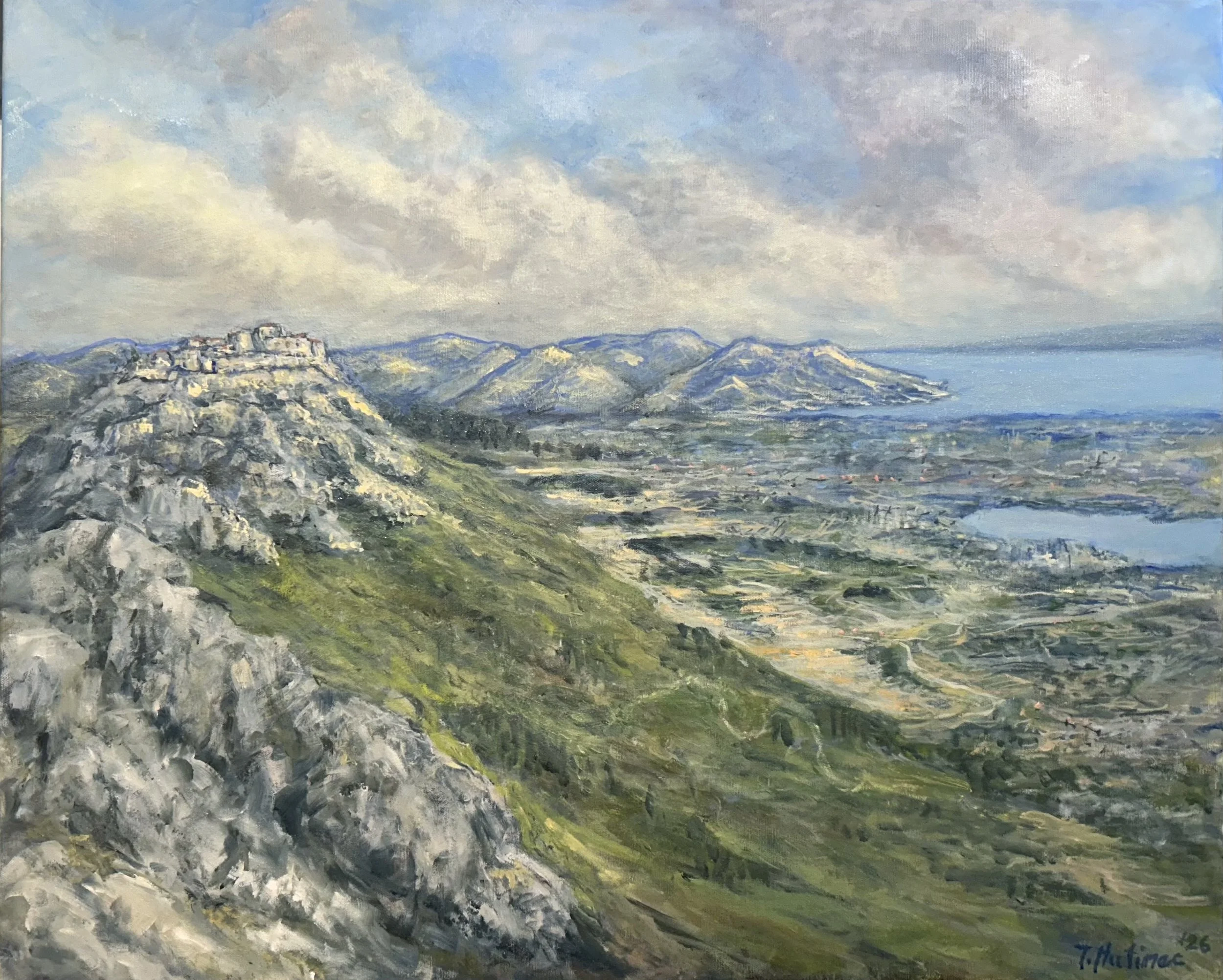 Klis Fortress 
Oil on canvas_29x24