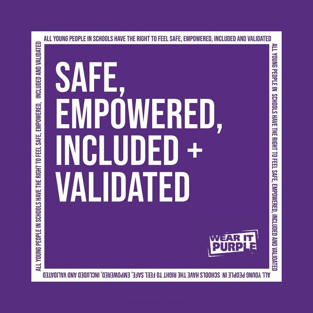 We support our LGBTQIA+ mob 💜🏳️&zwj;🌈 We're wearing purple today because we believe in supportive, safe, empowering and inclusive environments for rainbow young people.

Repost from @wear_it_purple

#WearItPurple #LGBTQIA #AboriginalAustralia #Ess