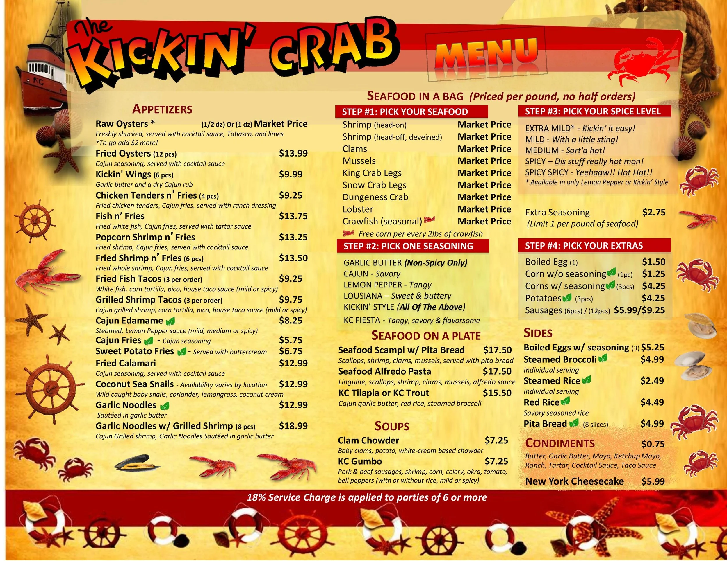 Chandler, AZ — Menus