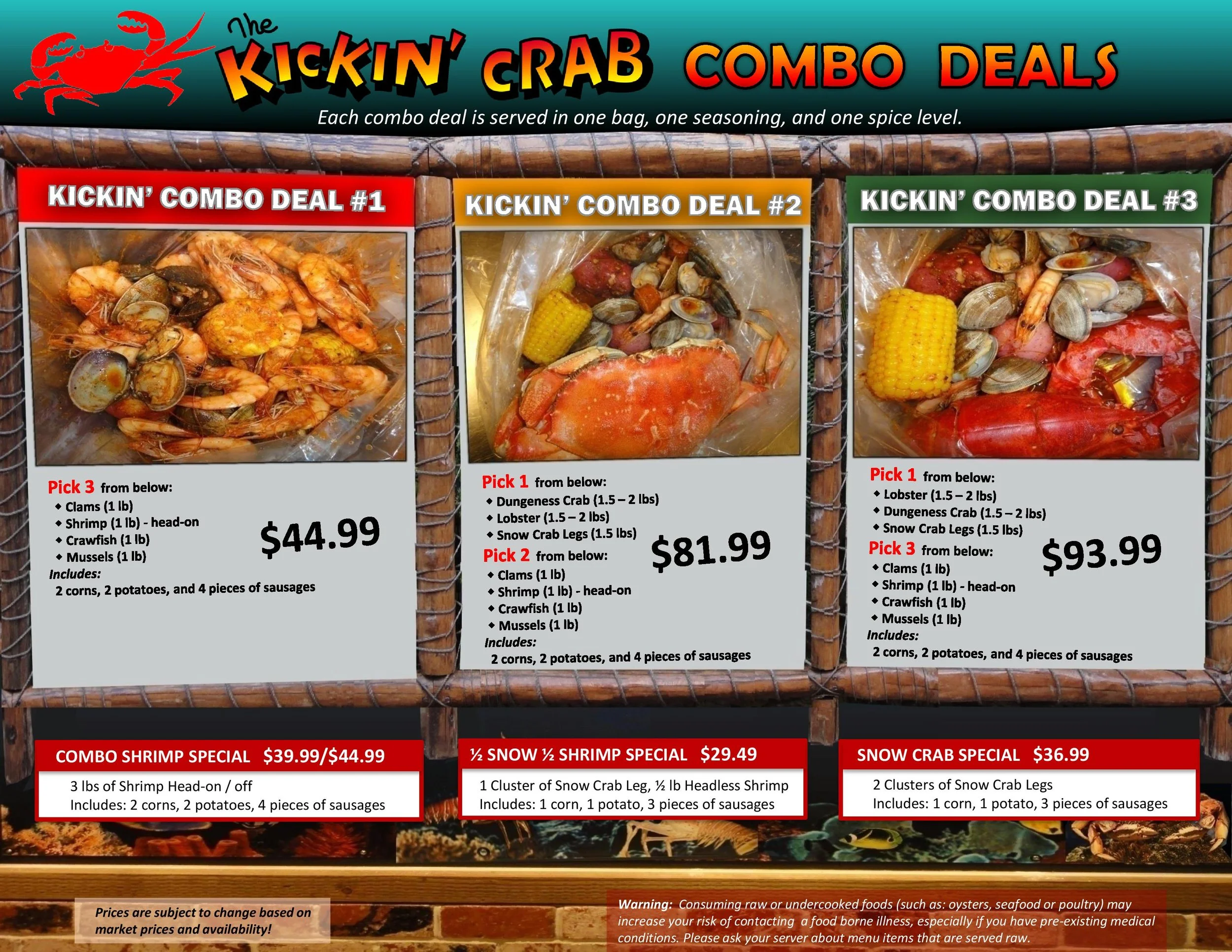 Garland, TX — Menus