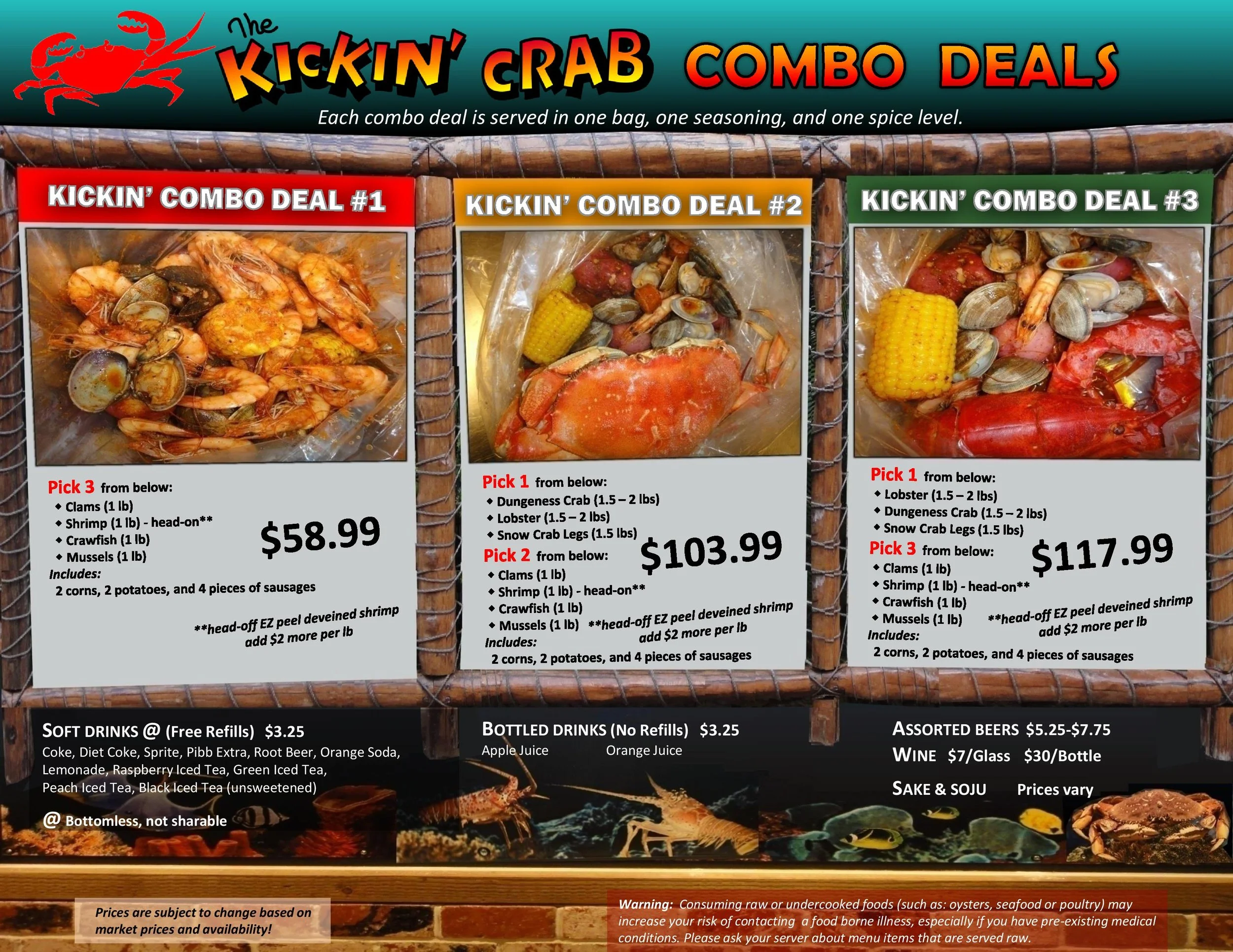 Los Angeles, CA — Menus