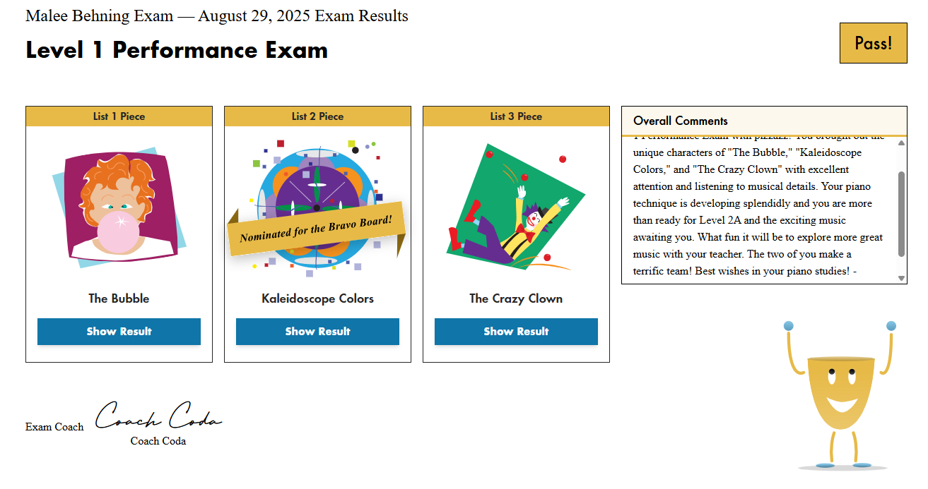 Malee Behning Level-1 Certificate Feedback.png