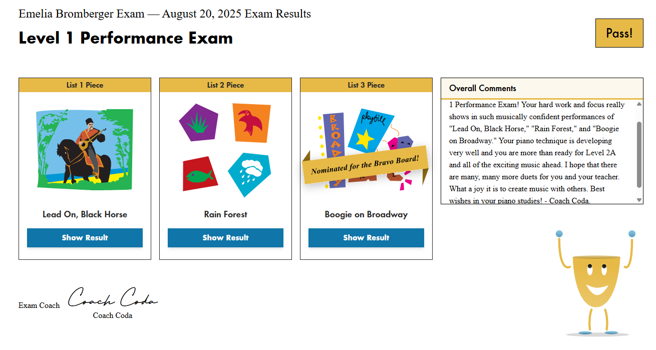 Emelia Bromberger Level-1 Certificate Feedback.png
