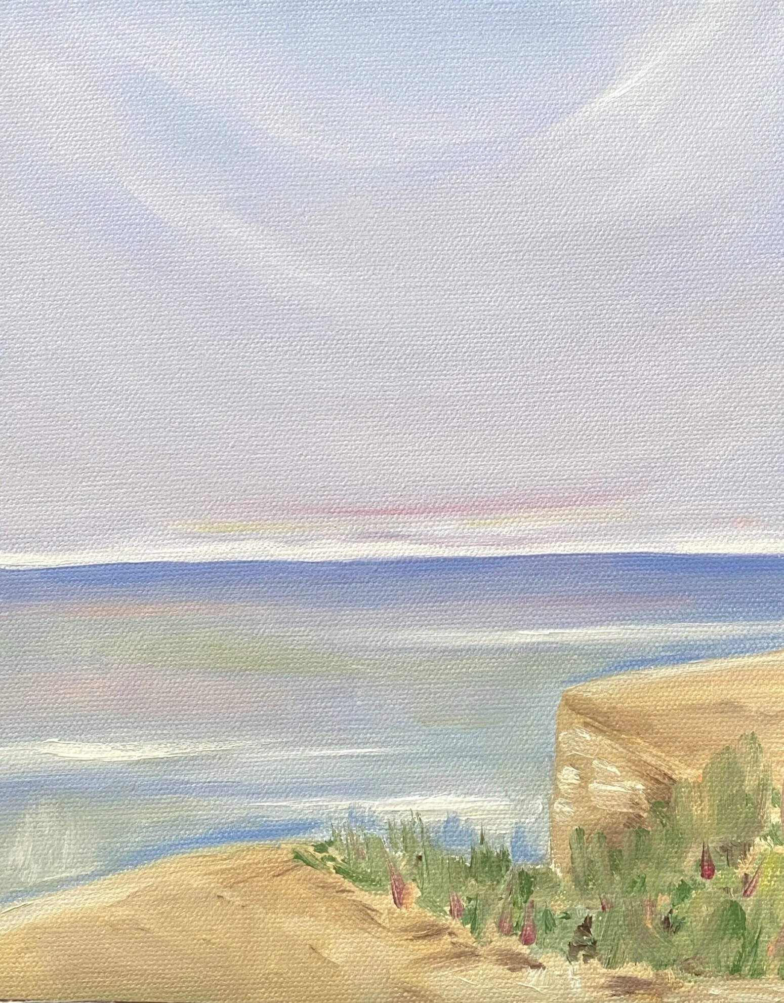SUNSET CLIFFS | 9X12 | oil on gallery wrapped canvas