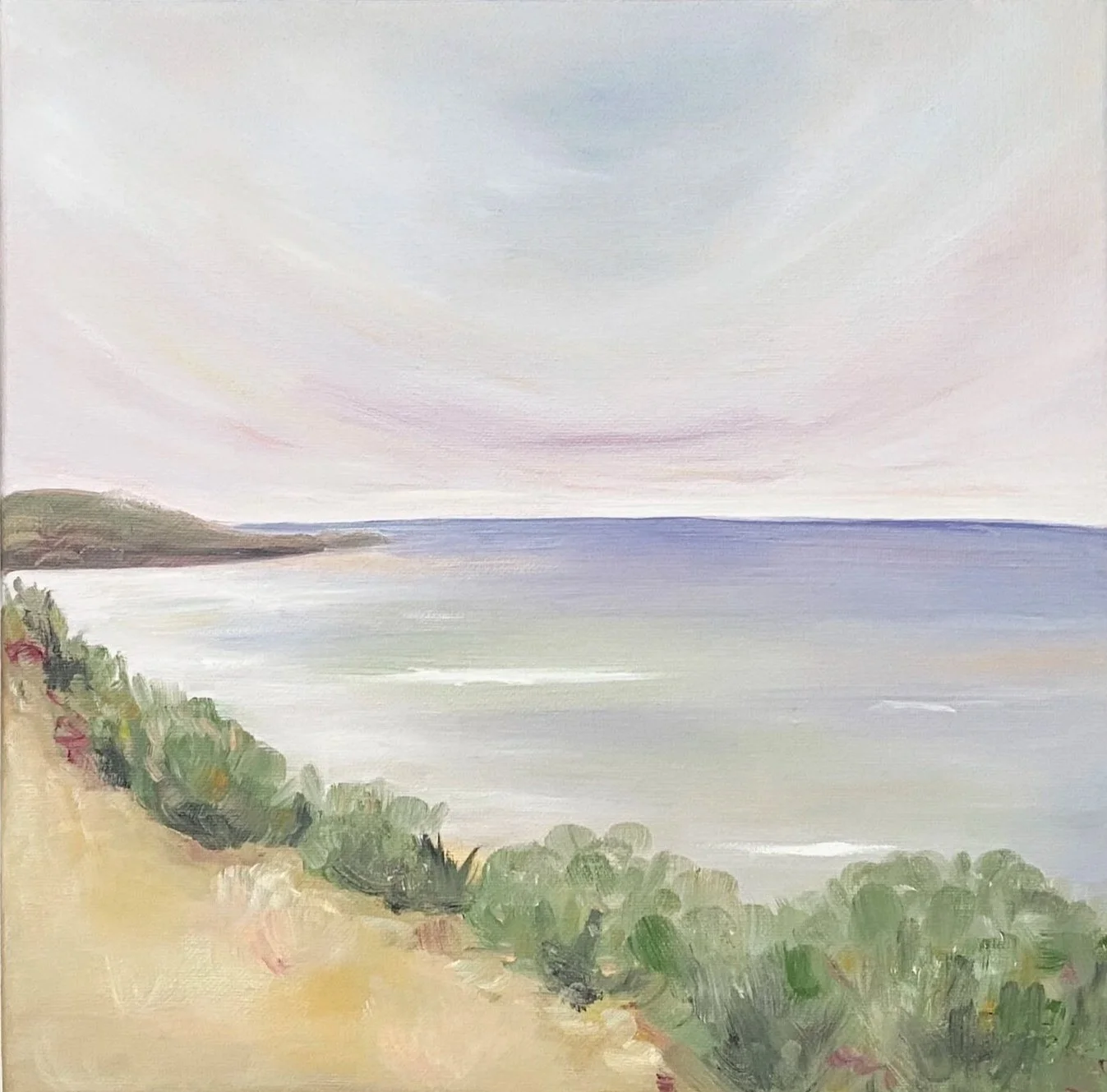 THAT DAY IN LA JOLLA | 8X8 | oil on canvas