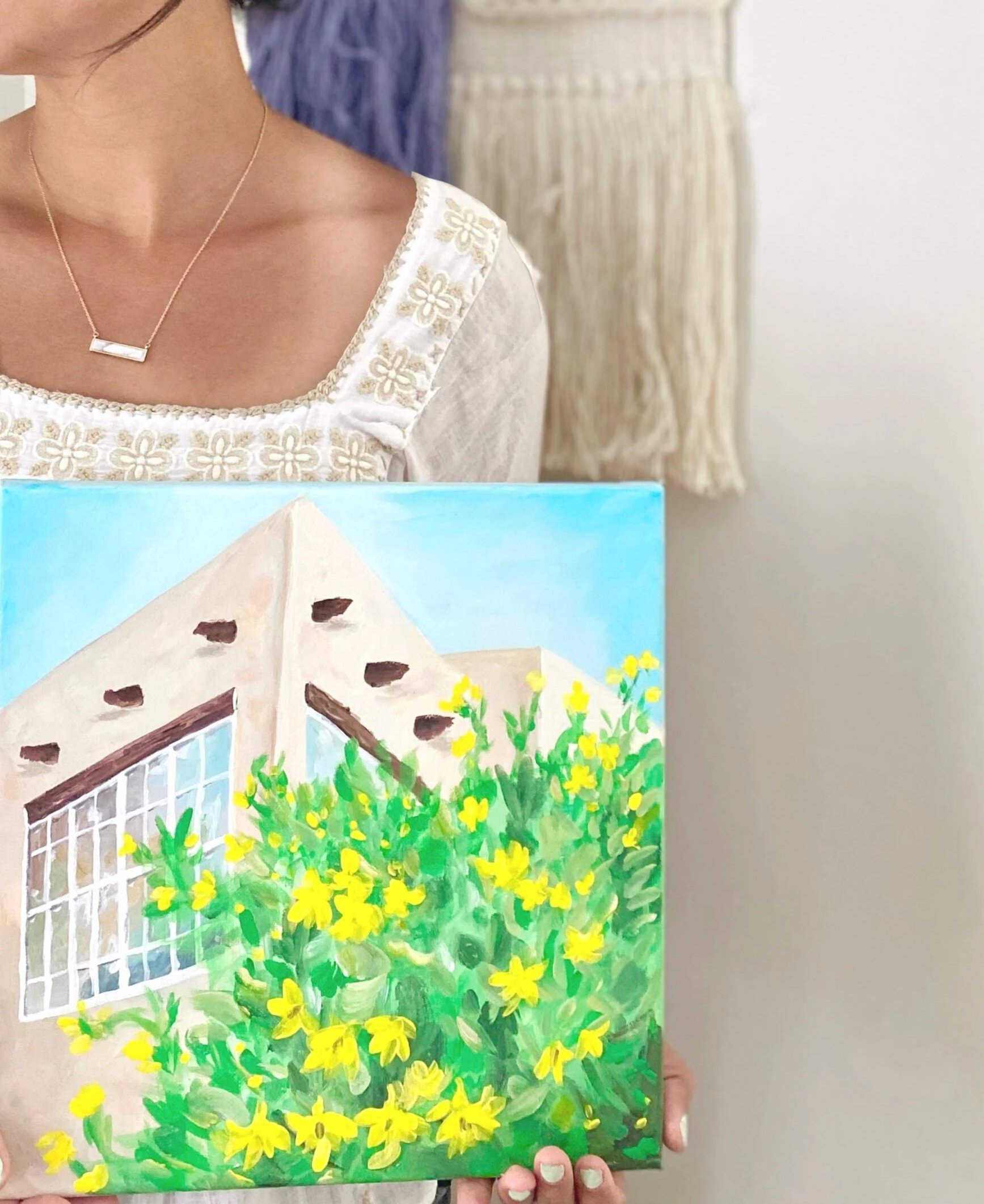 CASITA | 10X10 | acrylic on canvas