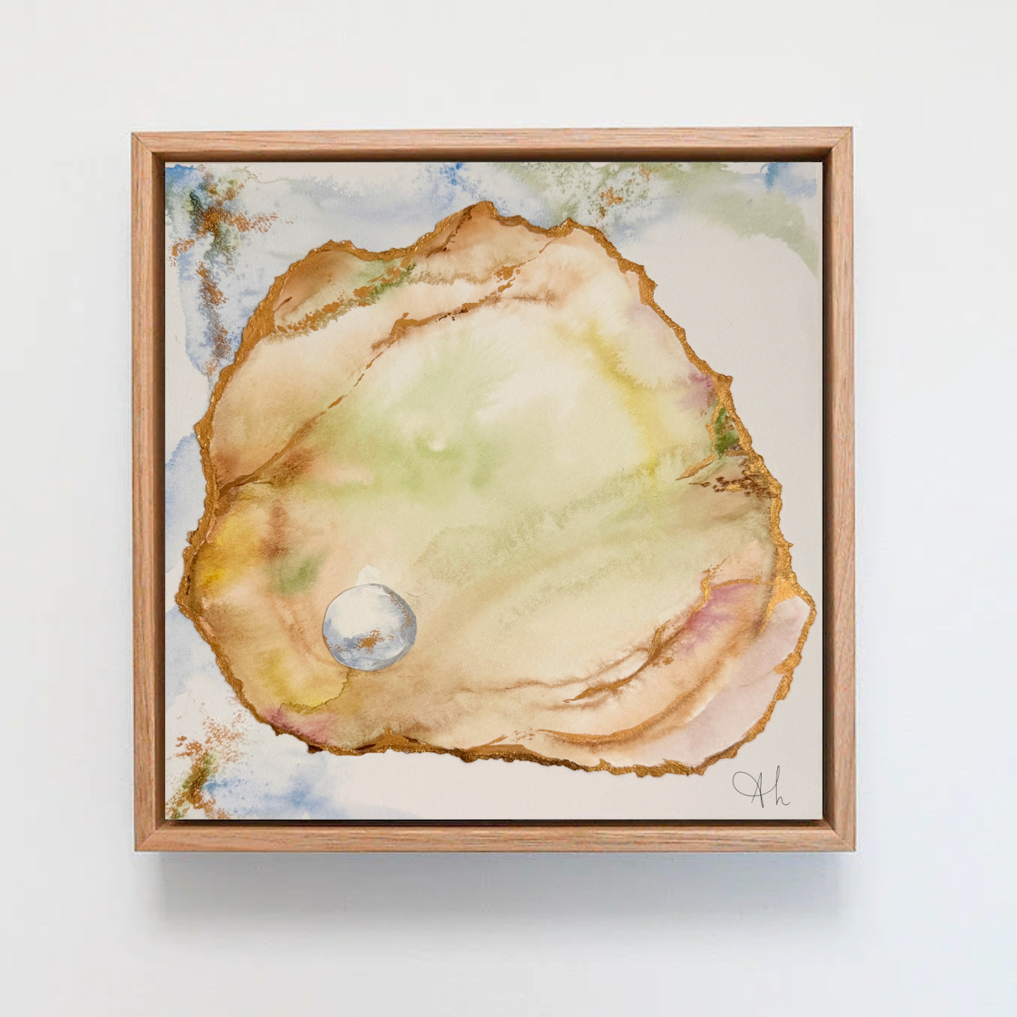 MADE NEW | 8X8 | mixed media collage on cradled wood panel // in the quiet places, you're being refined and made new. sometimes the harshest conditions form beauty and strength. //