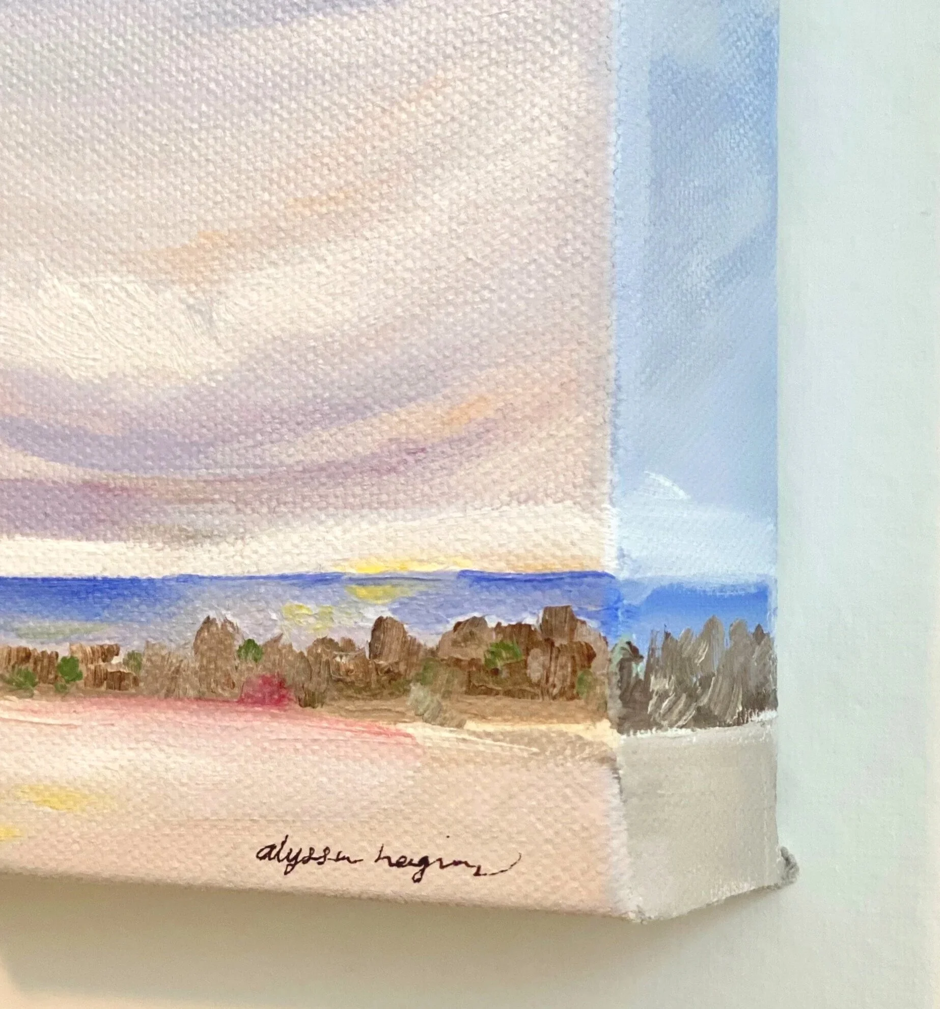 CORONADO BEACH | 4X4 | oil on gallery wrapped canvas